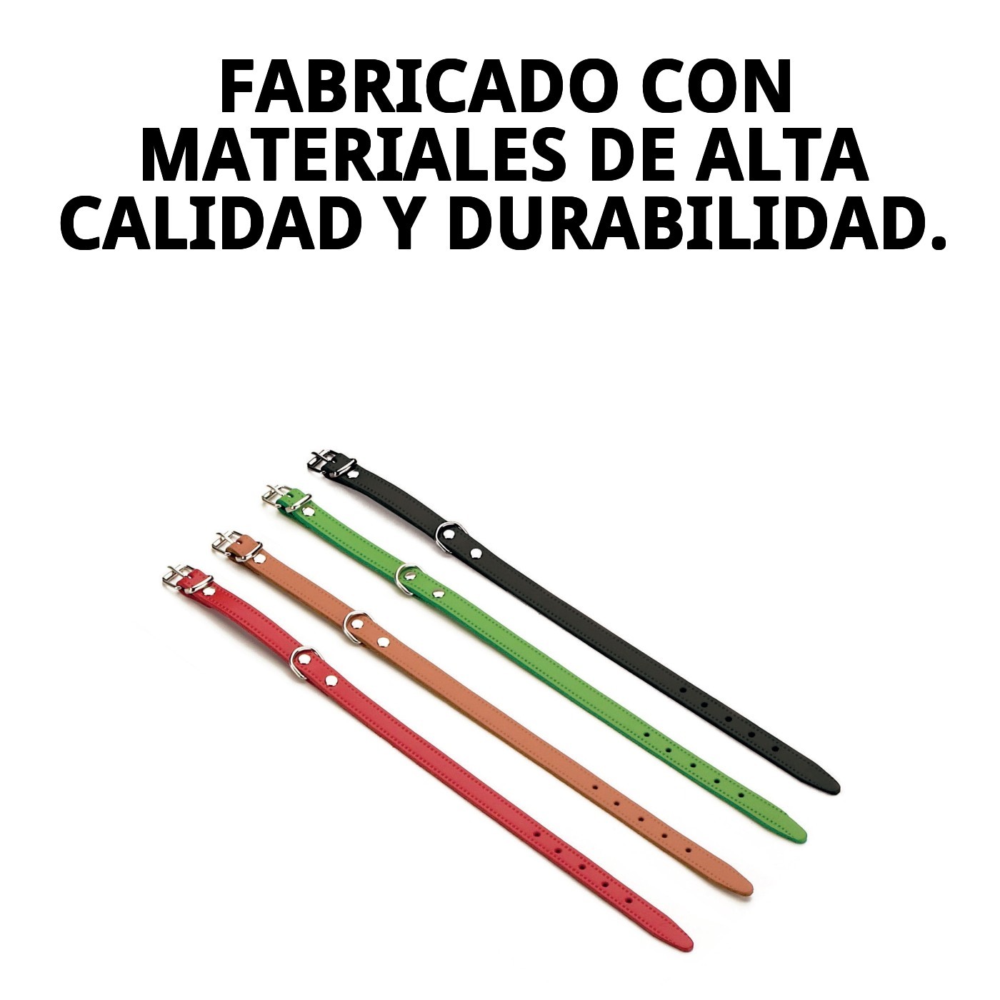 COLLAR CUERO LISO 40X1.5 cm