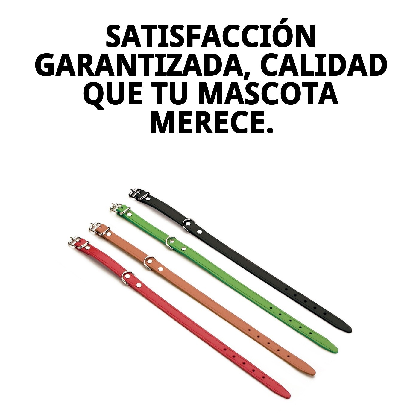 COLLAR CUERO LISO 40X1.5 cm