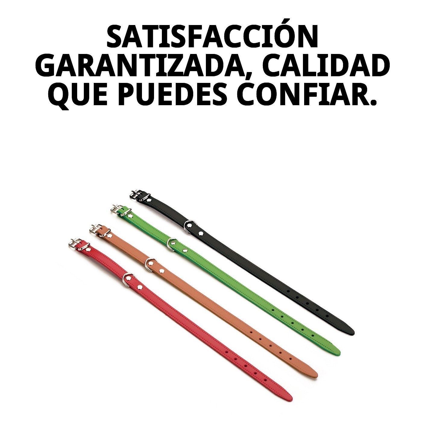 COLLAR CUERO LISO 45X1.8 cm