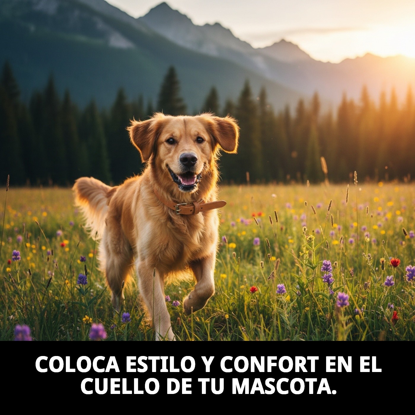 COLLAR CUERO LISO 50X2 cm