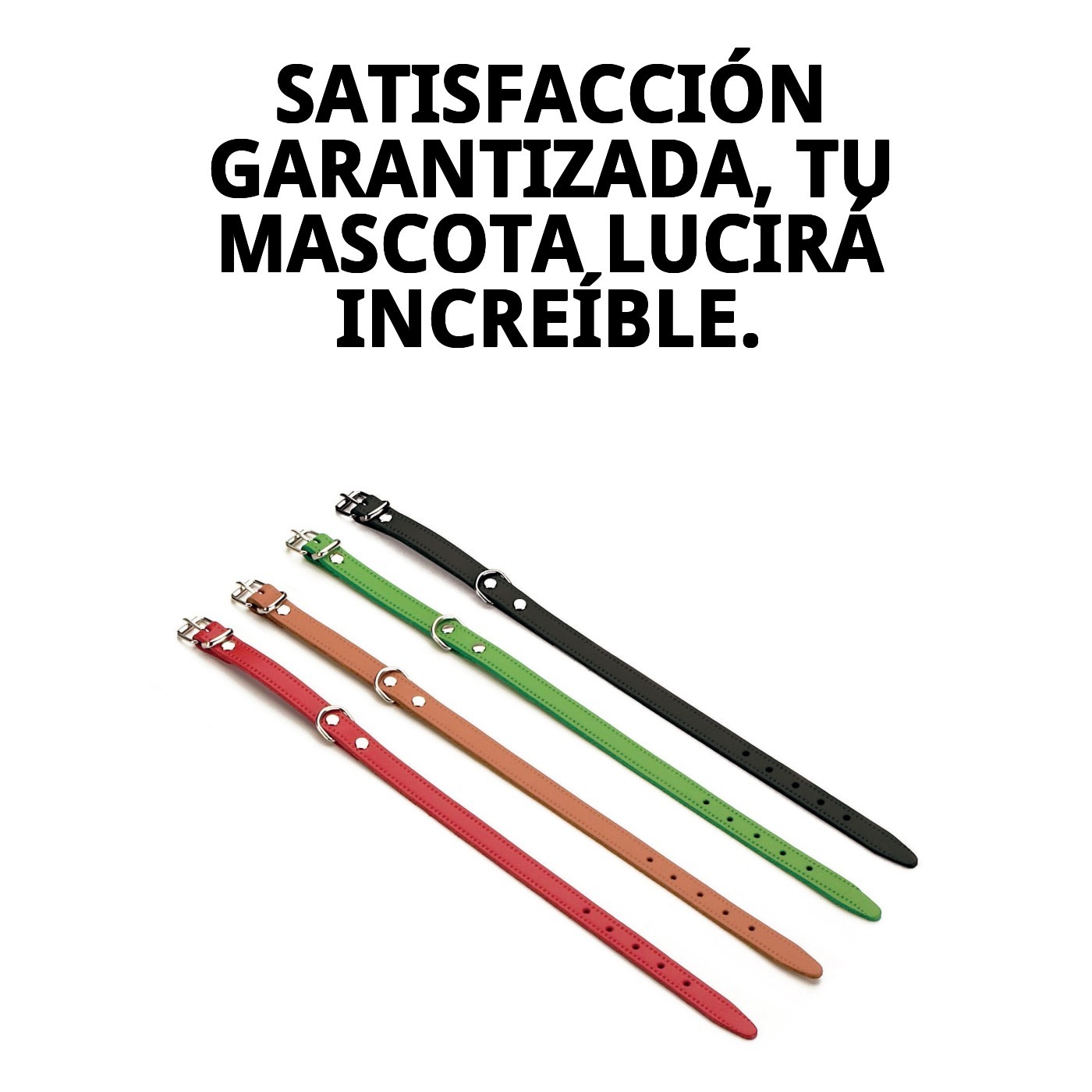 COLLAR CUERO LISO 55X2.5 cm