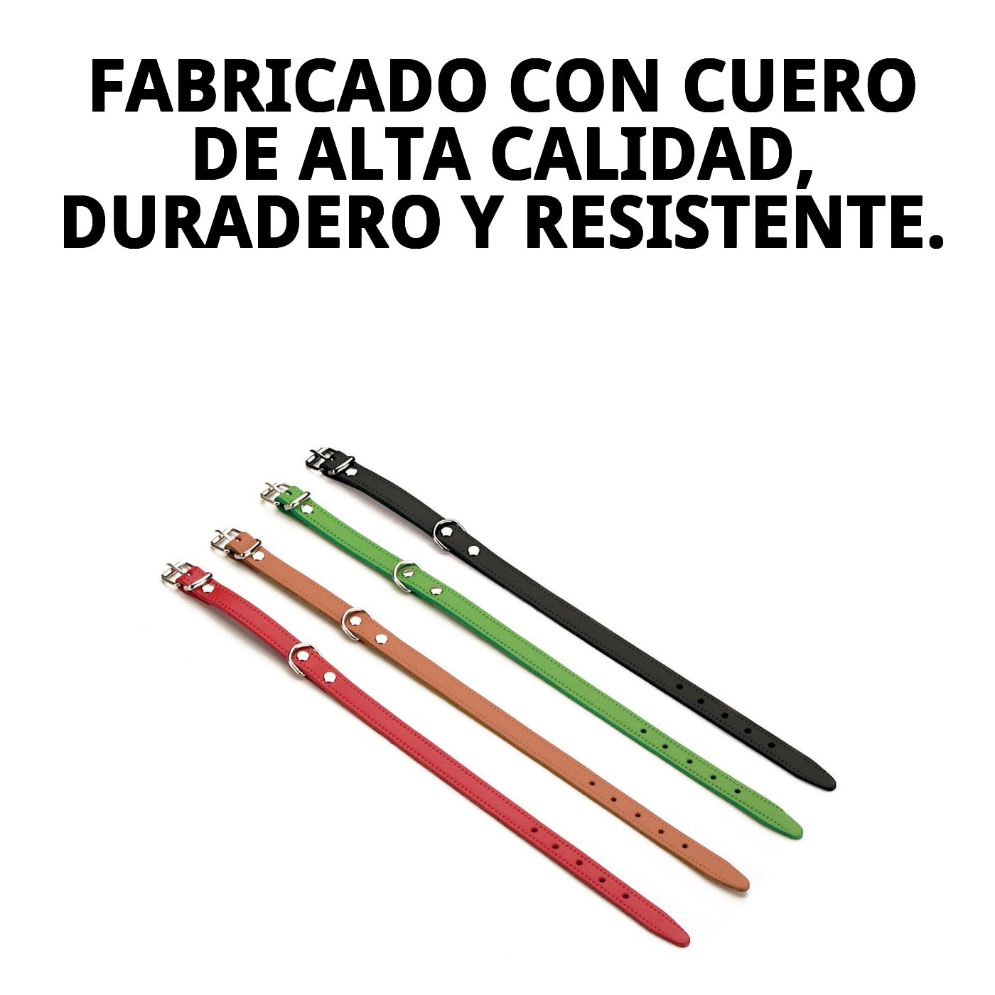 COLLAR CUERO LISO 60X3,5 CM