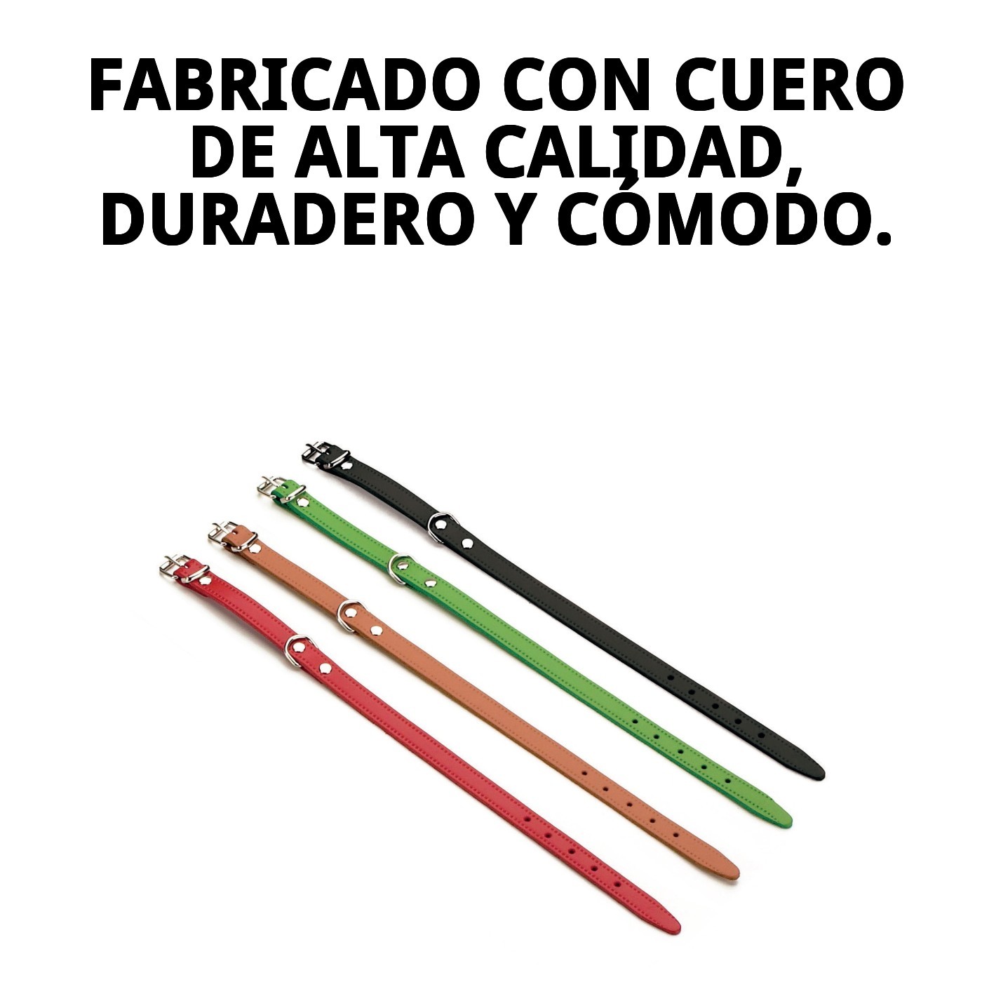 COLLAR CUERO LISO 70X3,5 CM