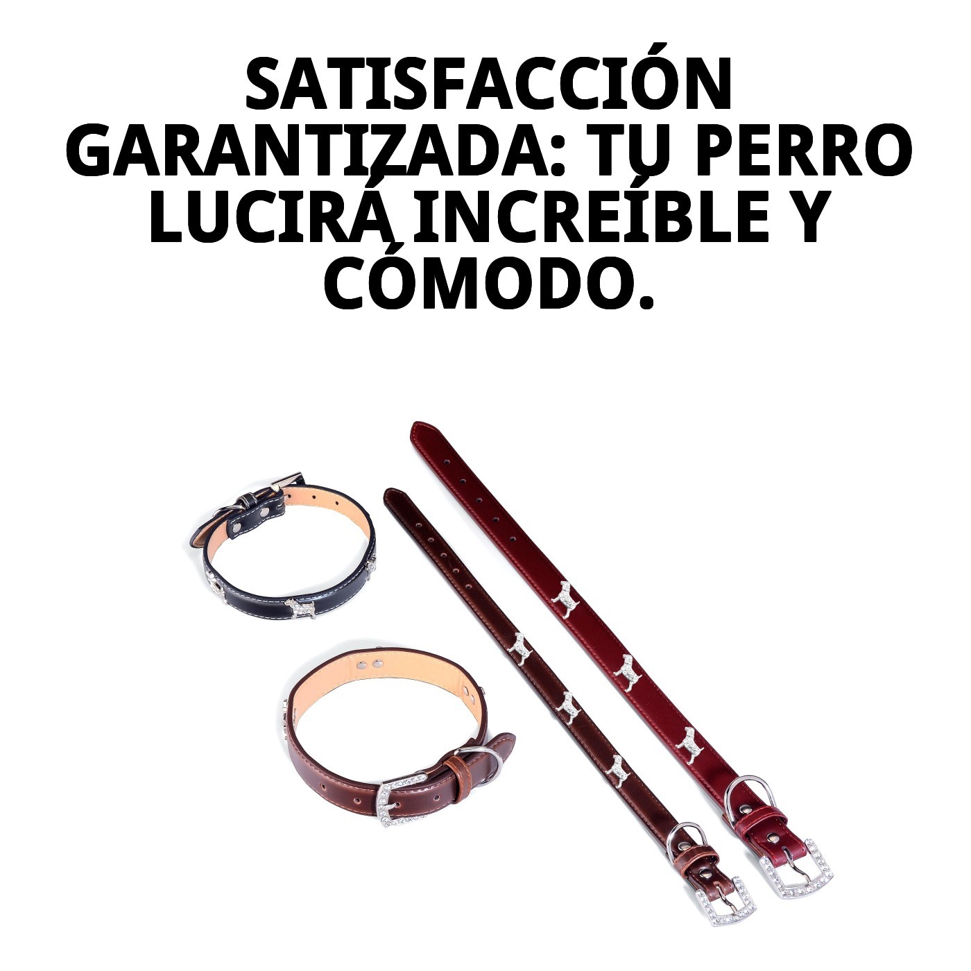 COLLAR CUERO PERRITO 1,9X45 CM