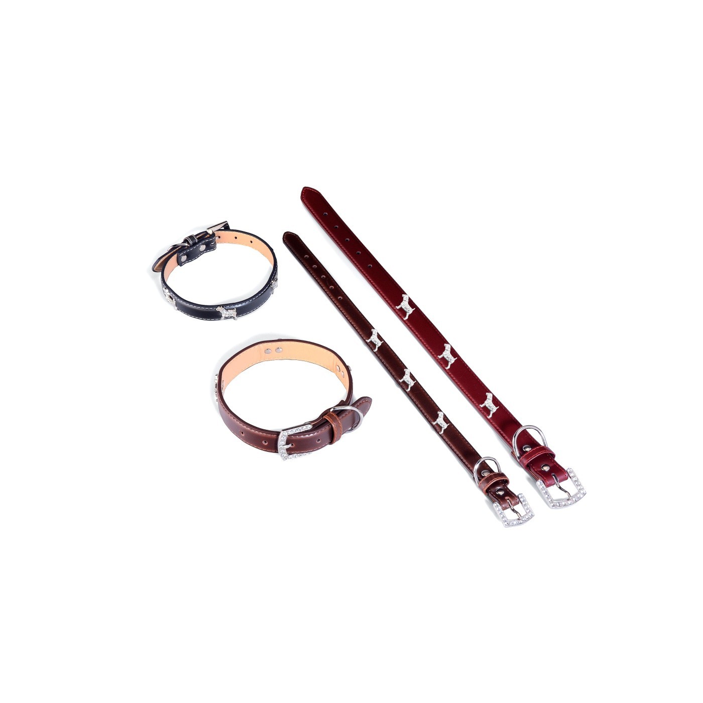 COLLAR CUERO PERRITO 50X2,5 CM