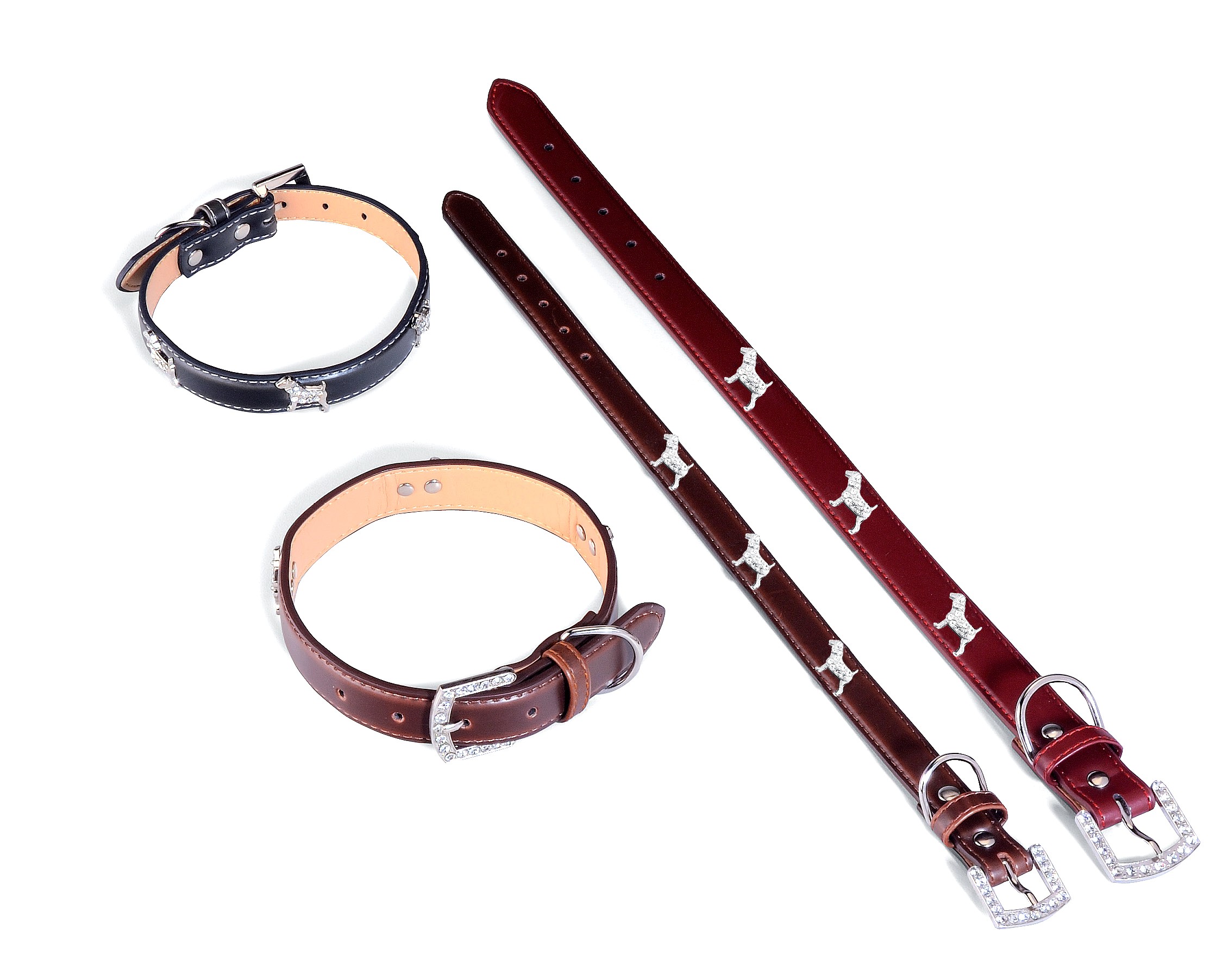 COLLAR CUERO PERRITO 50X2,5 CM