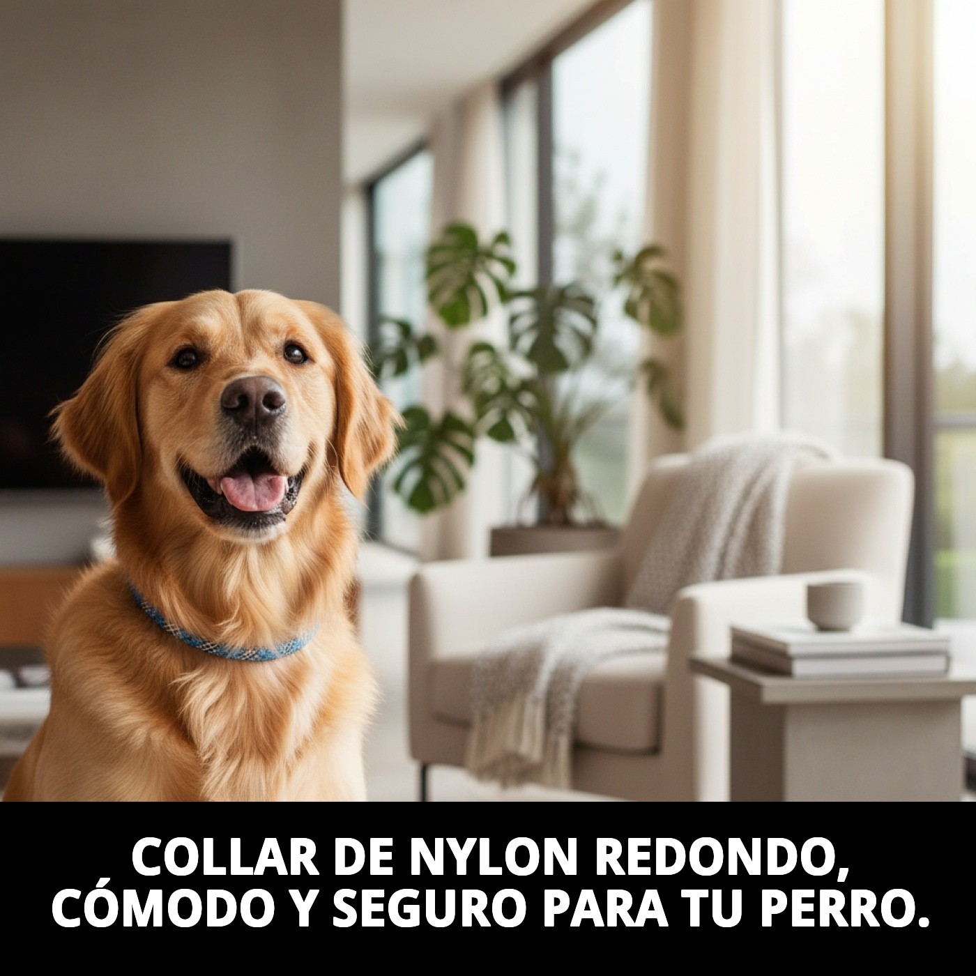 COLLAR NYLON REDONDO 40cm X 8mm