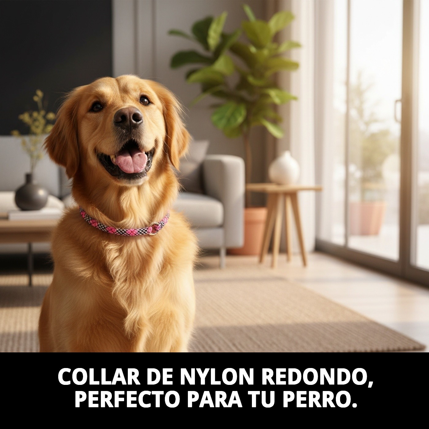 COLLAR NYLON REDONDO 45cm X 8mm