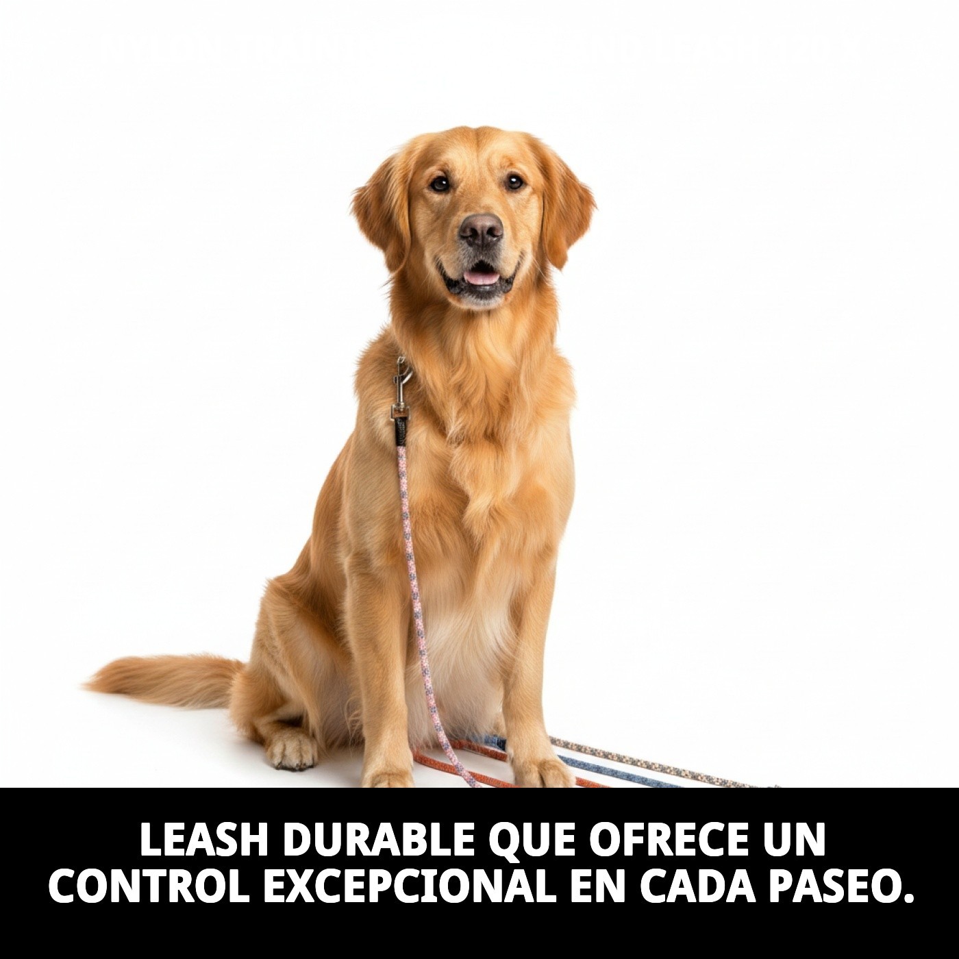 COLLAR Y RAMAL NYLON ADIESTRA 120 X 1,30cm