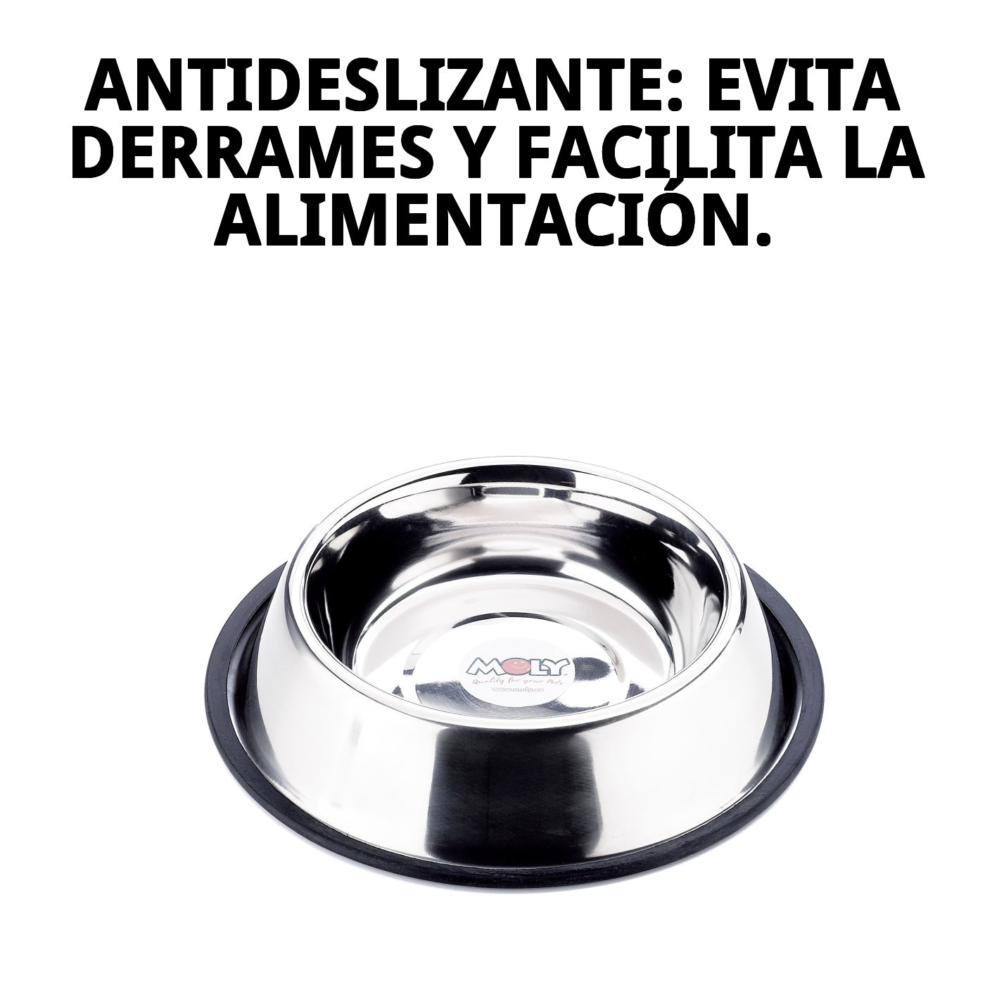 COMEDERO ACERO ANTI-DES 18cm 0,90 l