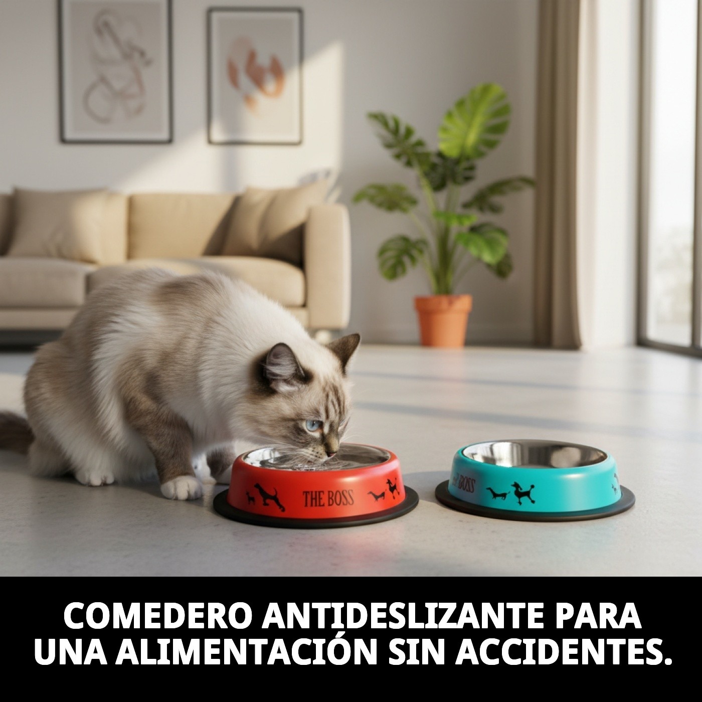 COMEDERO ACERO ANTI-DES DRAW 16CM 0,55L