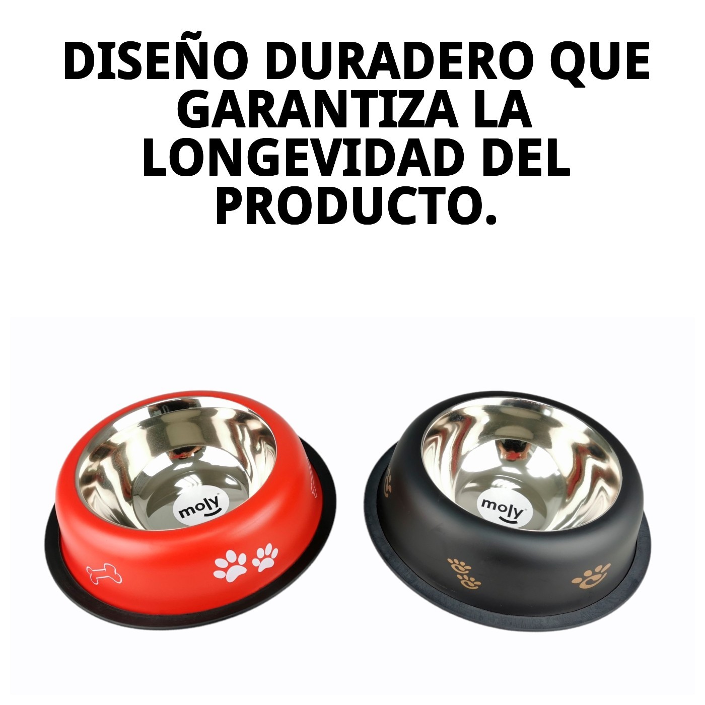 COMEDERO ACERO ANTI-DES DRAW 25CM 2,35L