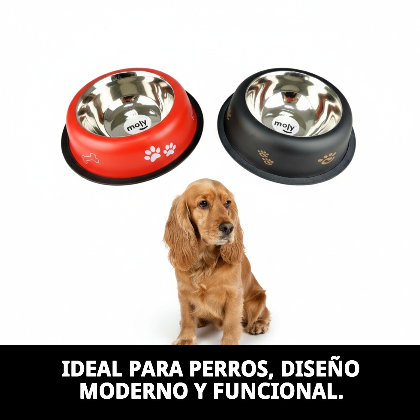 COMEDERO ACERO COCKER DRAW 18CM 0,85L NE