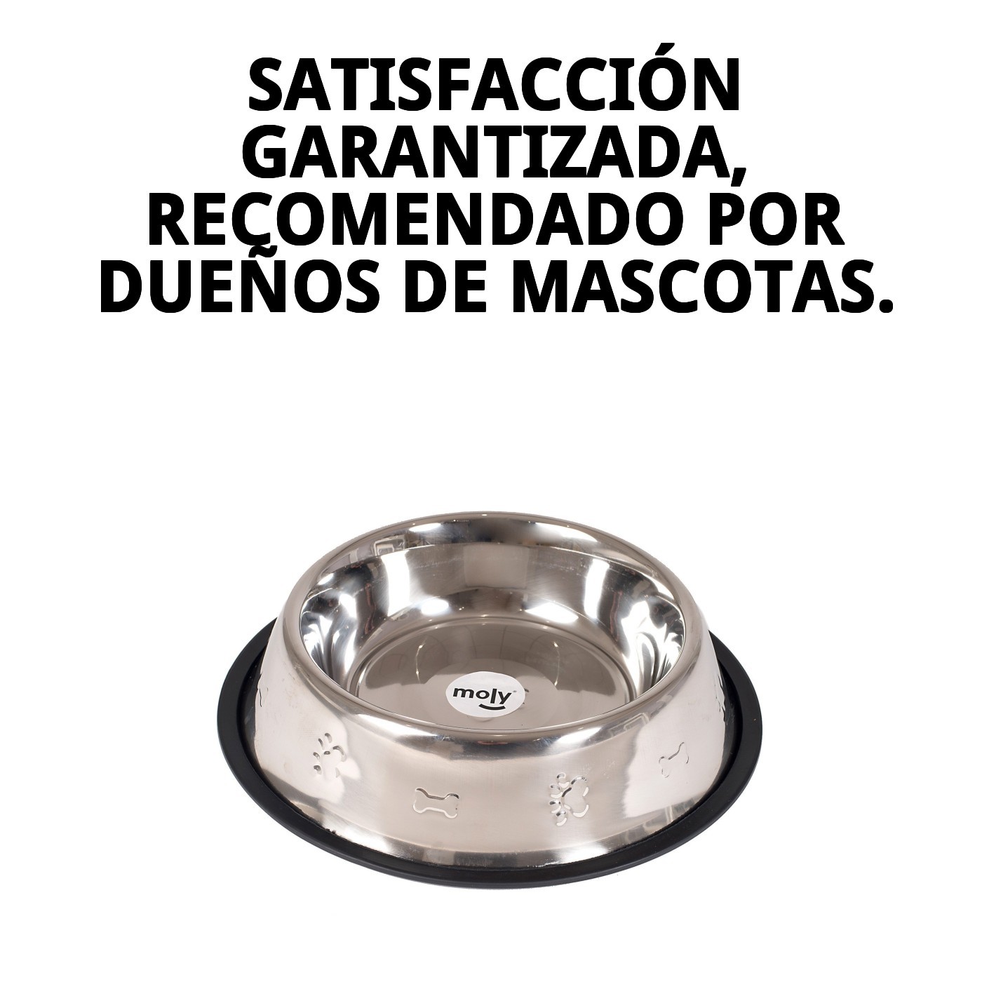 COMEDERO ACERO EXTRA C/FIG. 25 CM 2,35 L