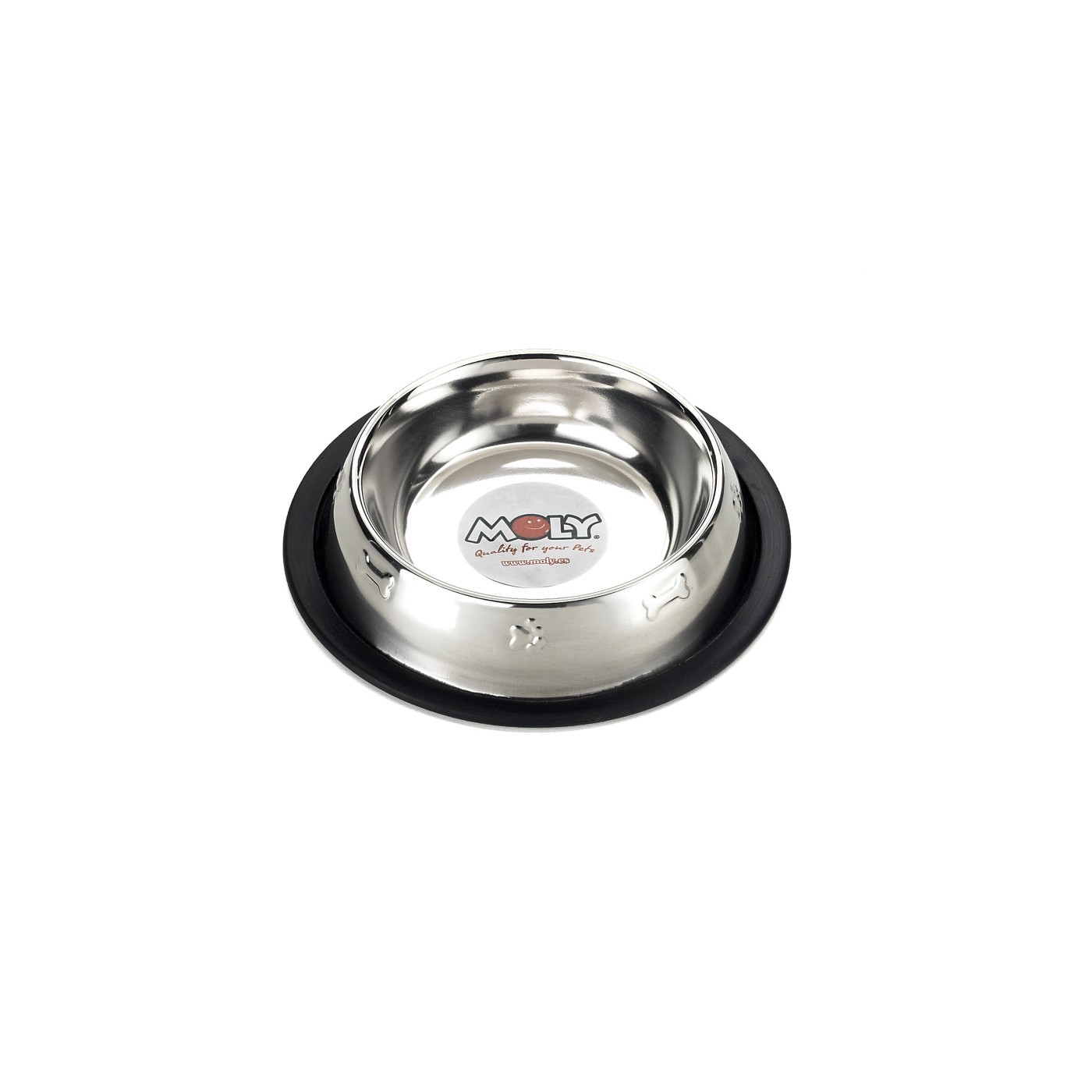 COMEDERO ACERO PIRAMIDE 12cm X 0,22 l