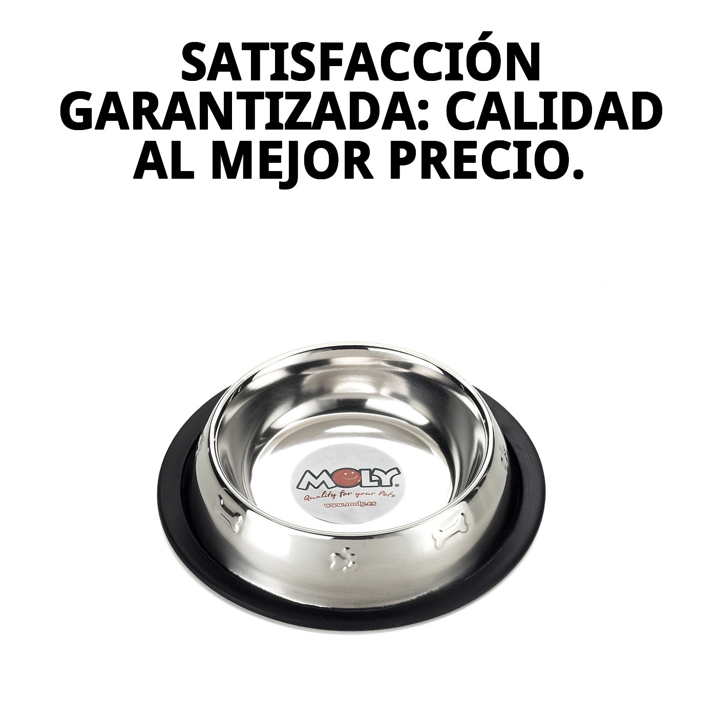 COMEDERO ACERO PIRAMIDE 12cm X 0,22 l