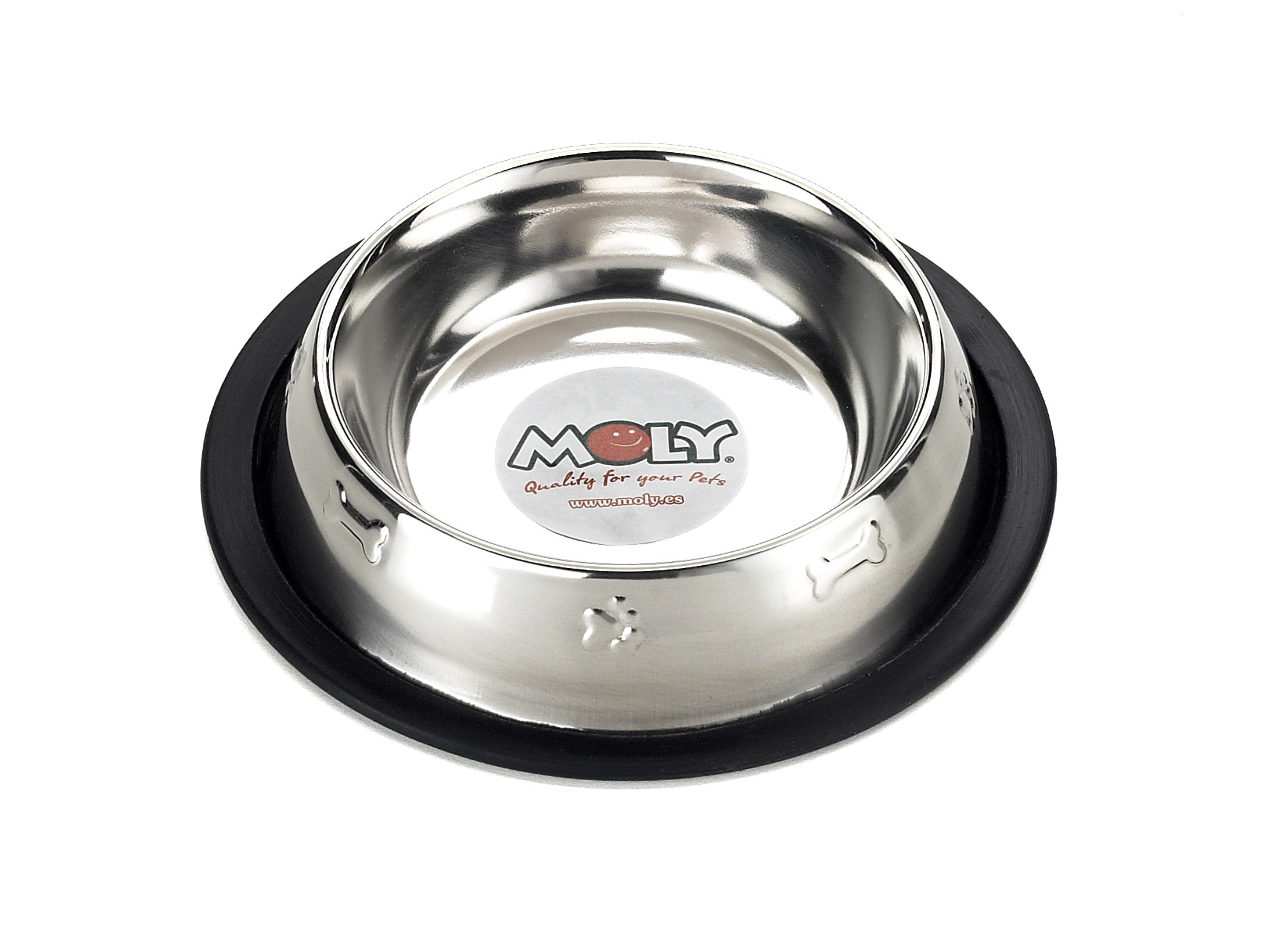 COMEDERO ACERO PIRAMIDE 12cm X 0,22 l