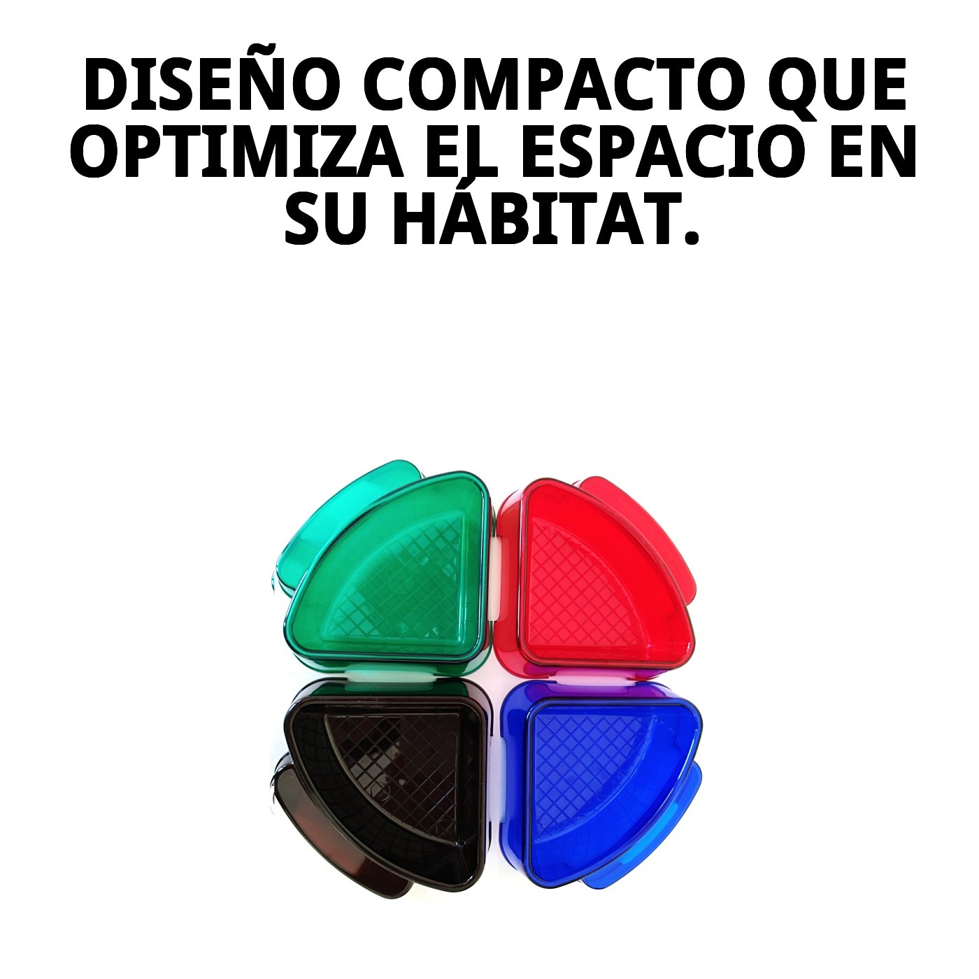 COMEDERO/BAÑERA ESQUIN.V/COLOR. 12CM INT.