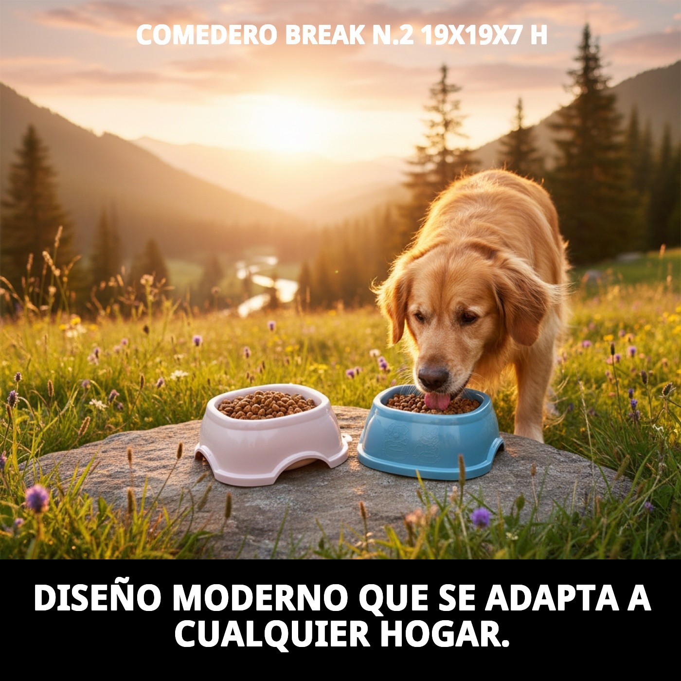 COMEDERO BREAK N.2 19X19X7 H