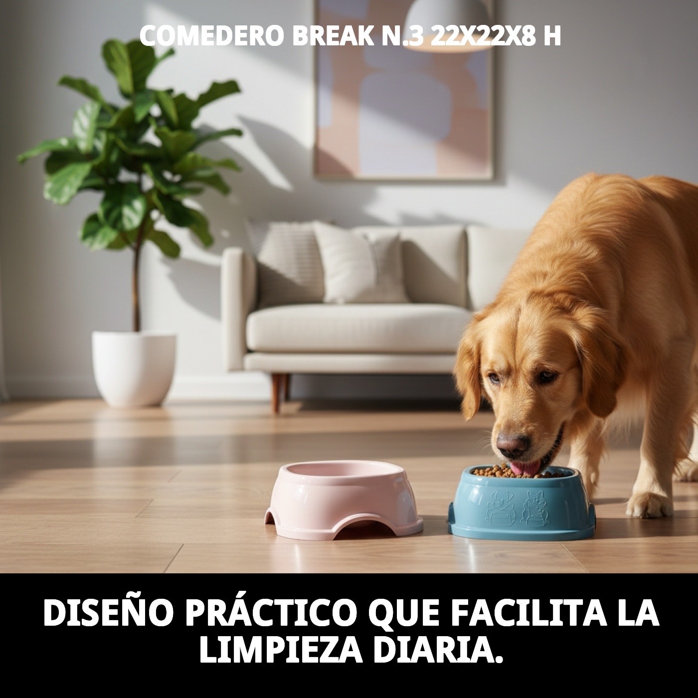 COMEDERO BREAK N.3 22X22X8 H