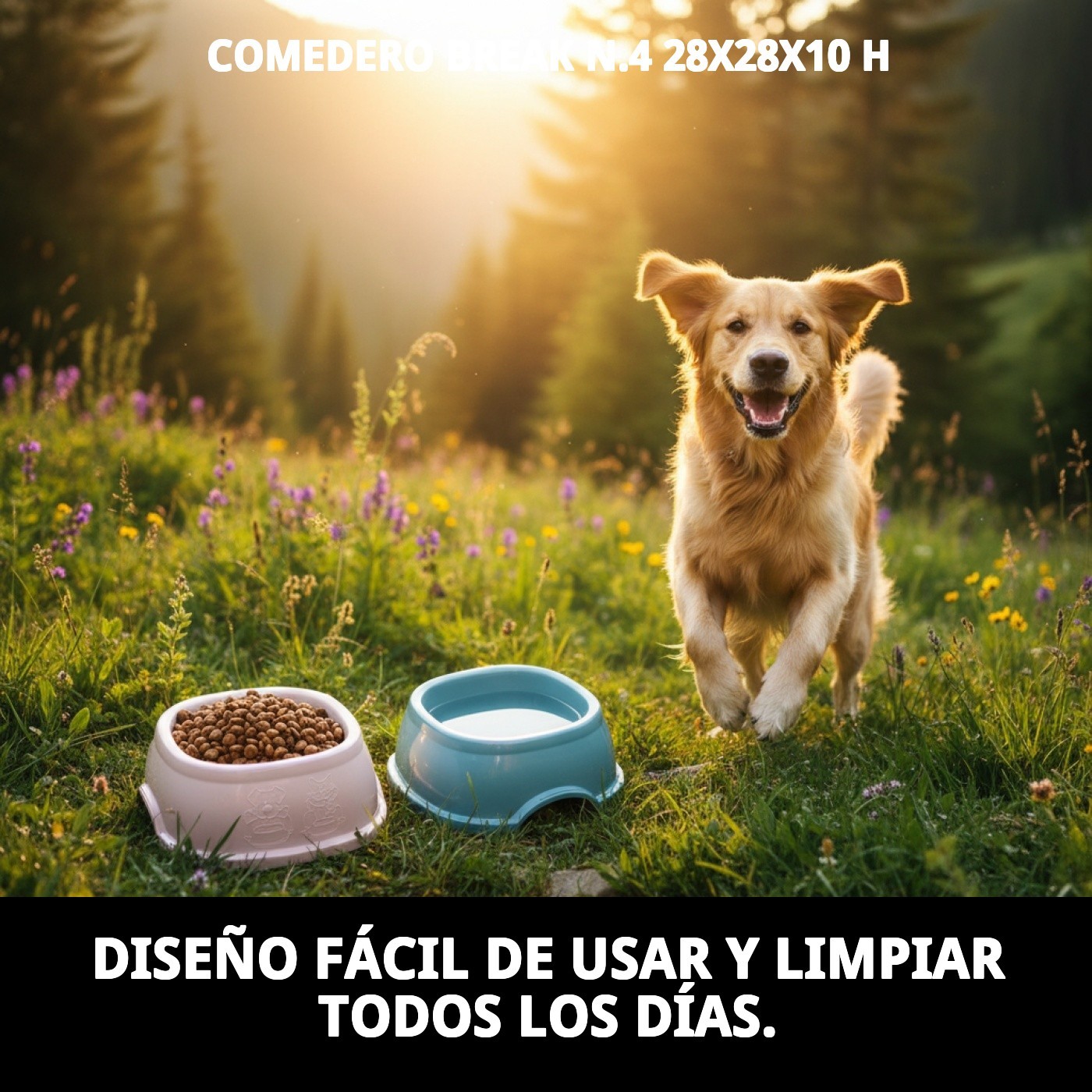 COMEDERO BREAK N.4 28X28X10 H