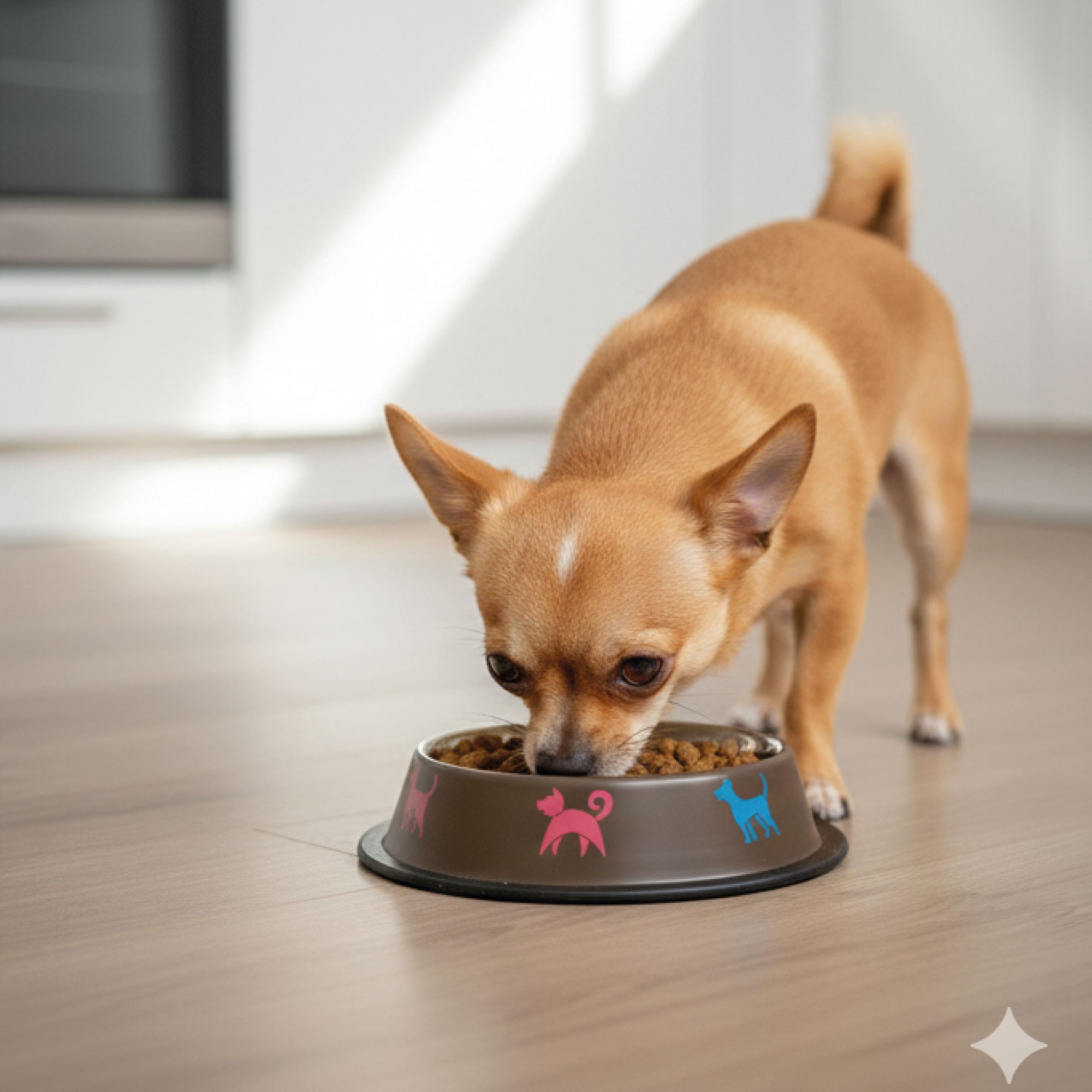 Comedero de Acero Anti-Deslizante Draw Mascot – 16 cm / 0,55 L