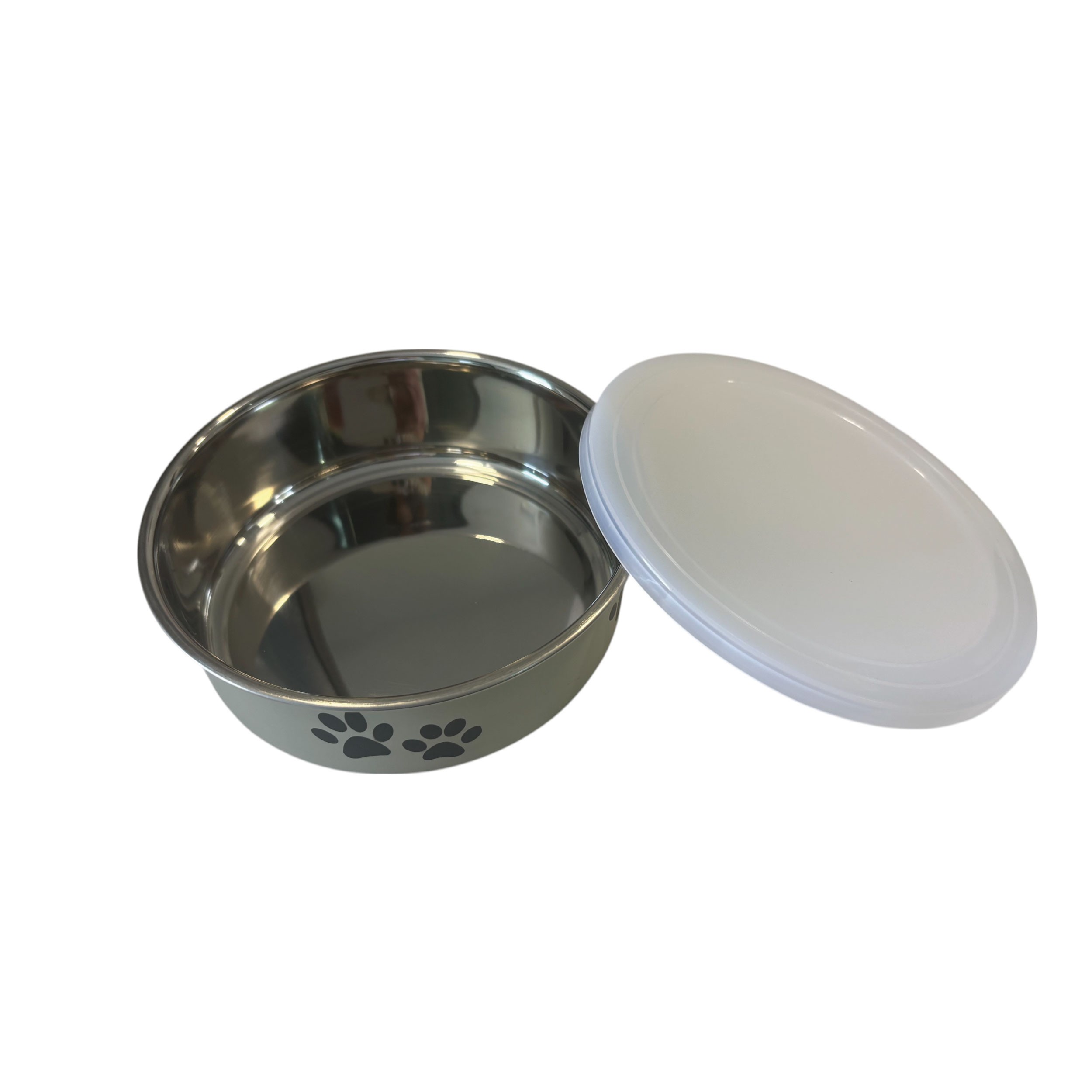 Comedero de Acero Moly con Tapa Hermética | Resistente y Seguro