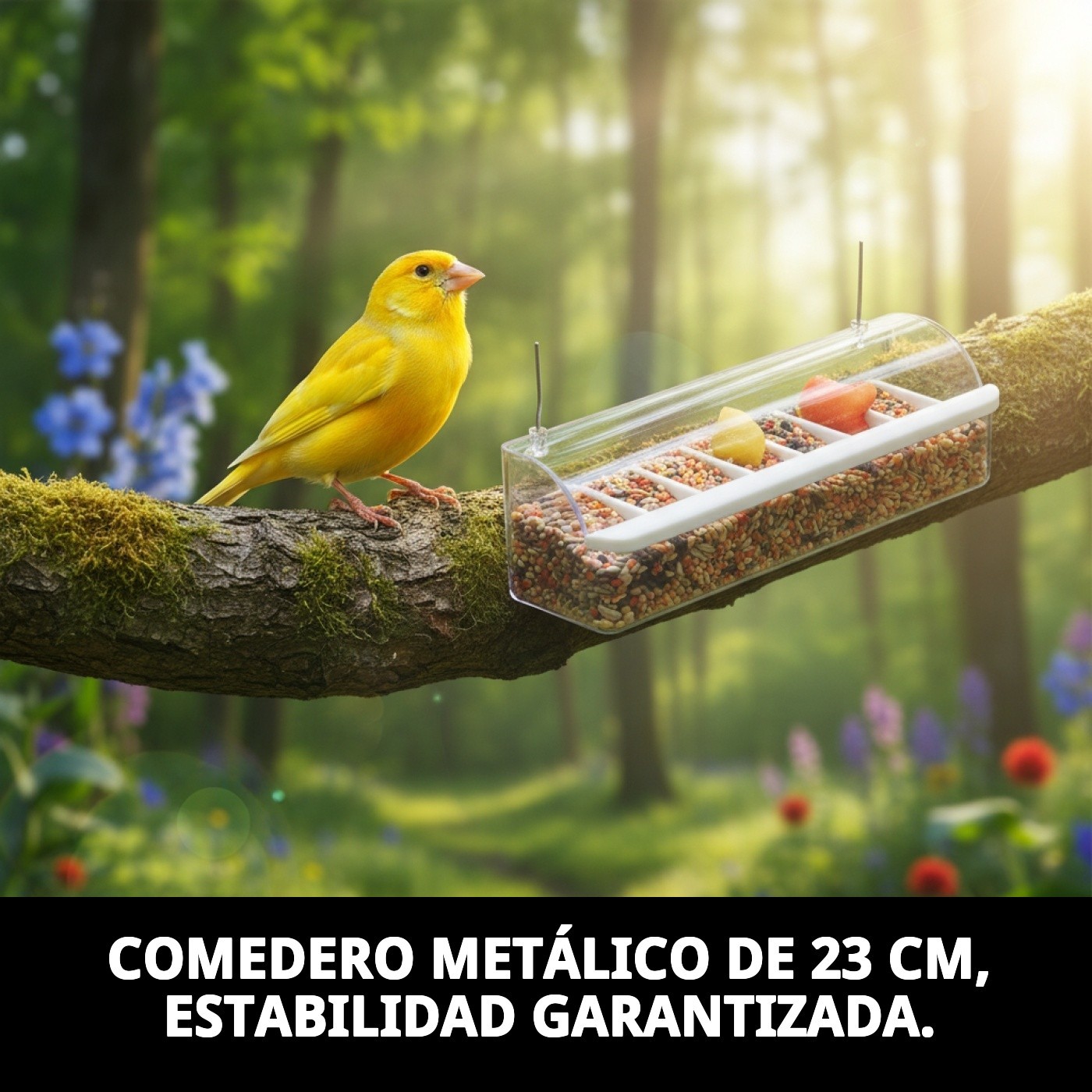 COMEDERO INT.23CM C/G.METALICO