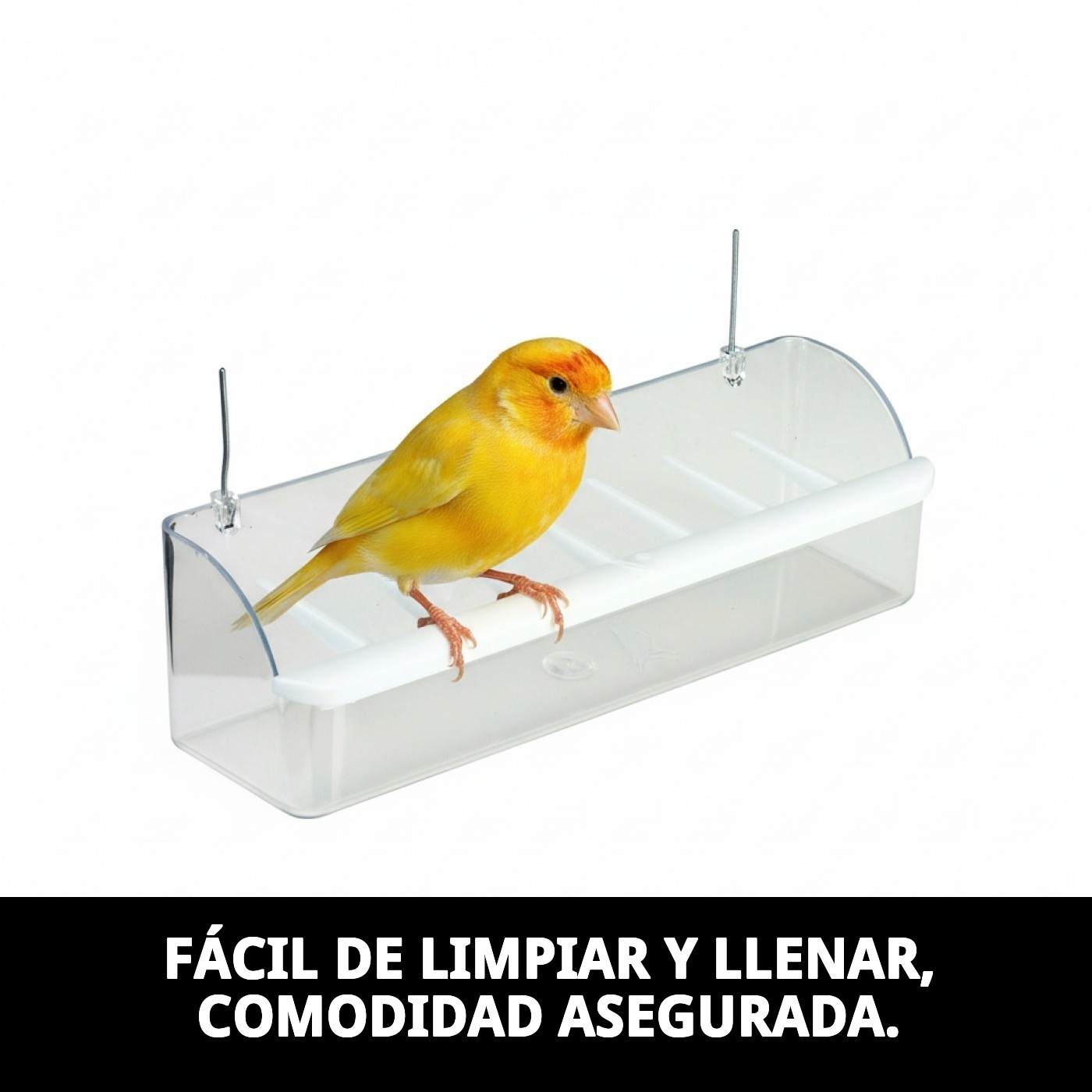 COMEDERO INT.23CM C/G.METALICO