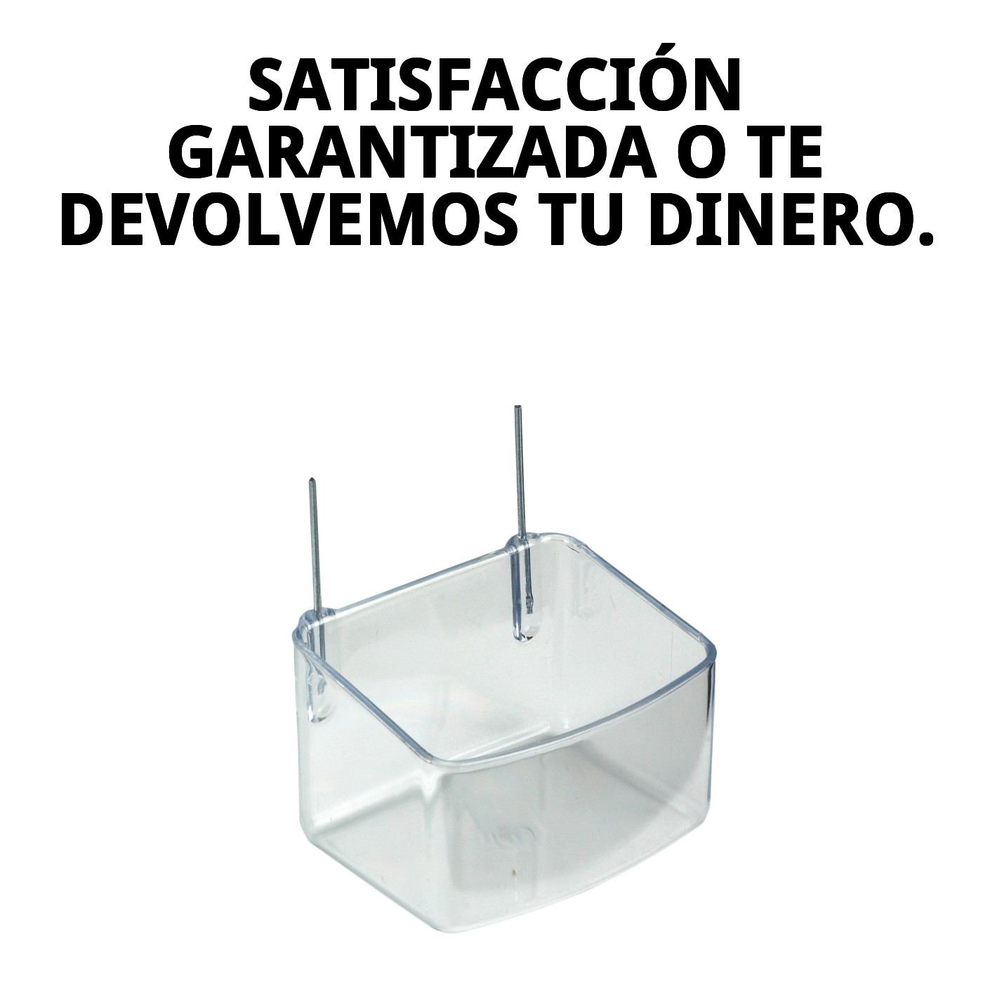 COMEDERO LORO C/GANCHOS