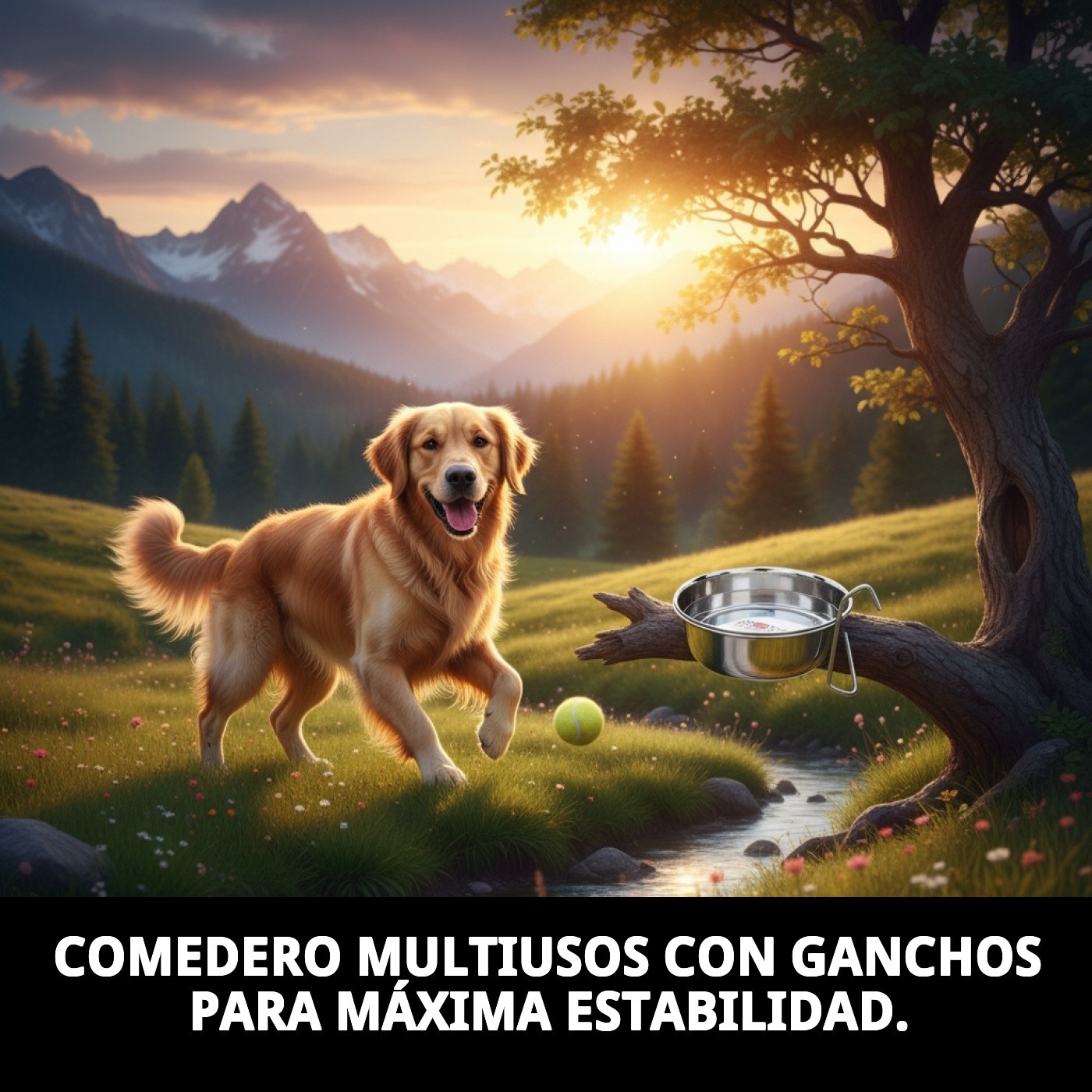 COMEDERO MULTIUSOS 15CM C/GANCHOS 0.90 L