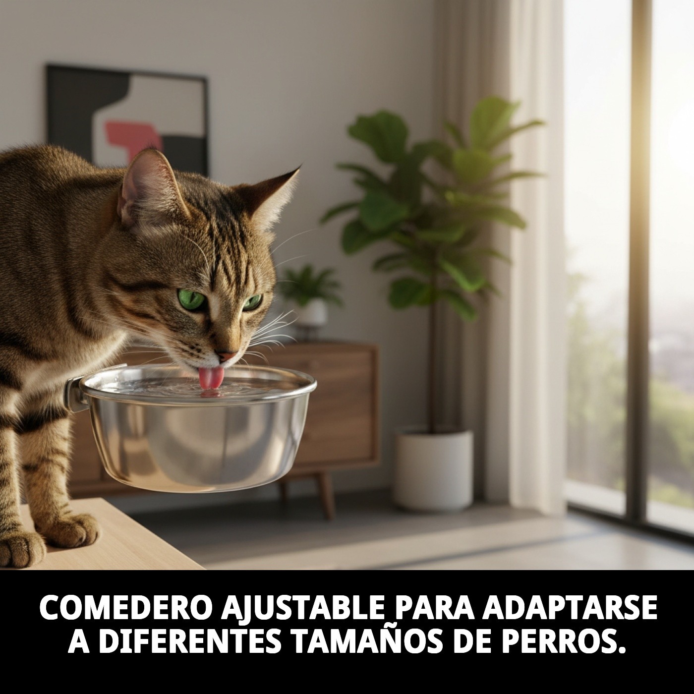 COMEDERO MULTIUSOS AJUSTABLE 12,5 CM.