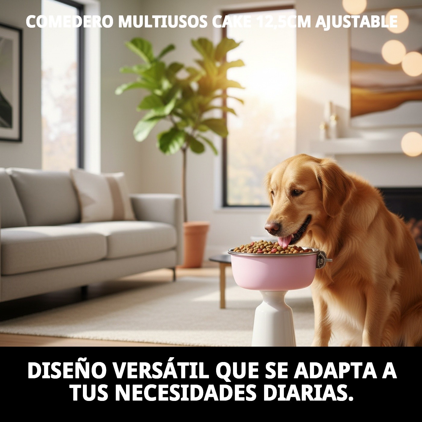 COMEDERO MULTIUSOS CAKE 12,5CM AJUSTABLE