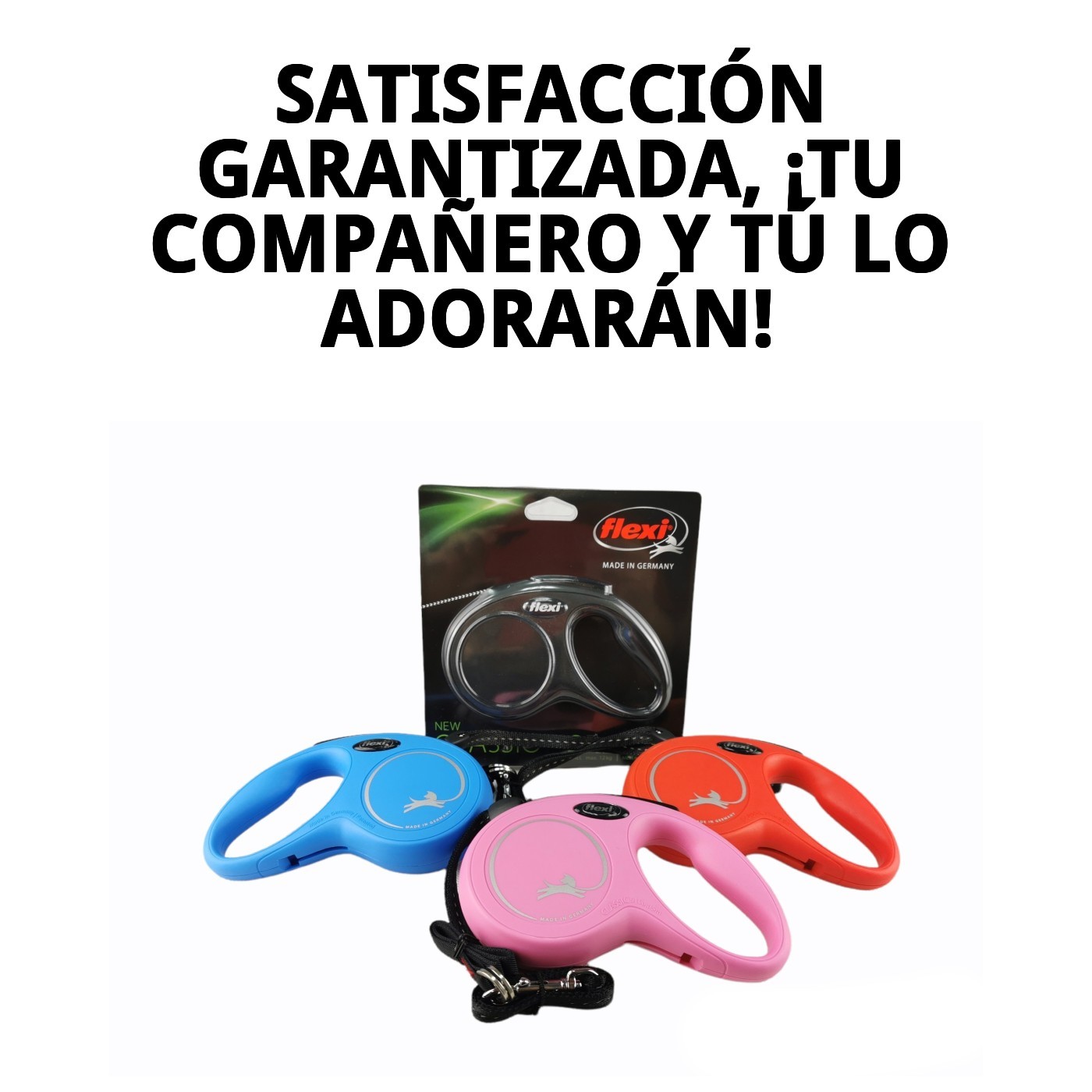 Correa Extensible Flexi New Classic M/L 5 m Cordón | Control y Libertad para Perros Medianos y Grandes