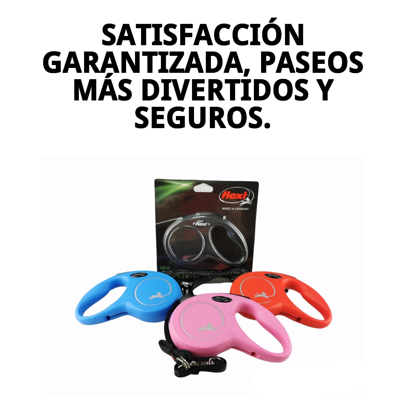 Correa Extensible Flexi New Classic S 5 m Cinta | Control y Libertad para Perros Pequeño