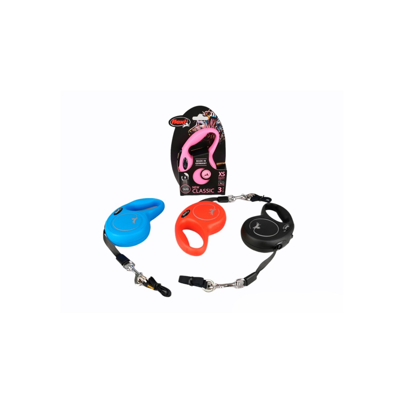 Correa Extensible Flexi New Classic XS 3 m Cinta | Control y Libertad