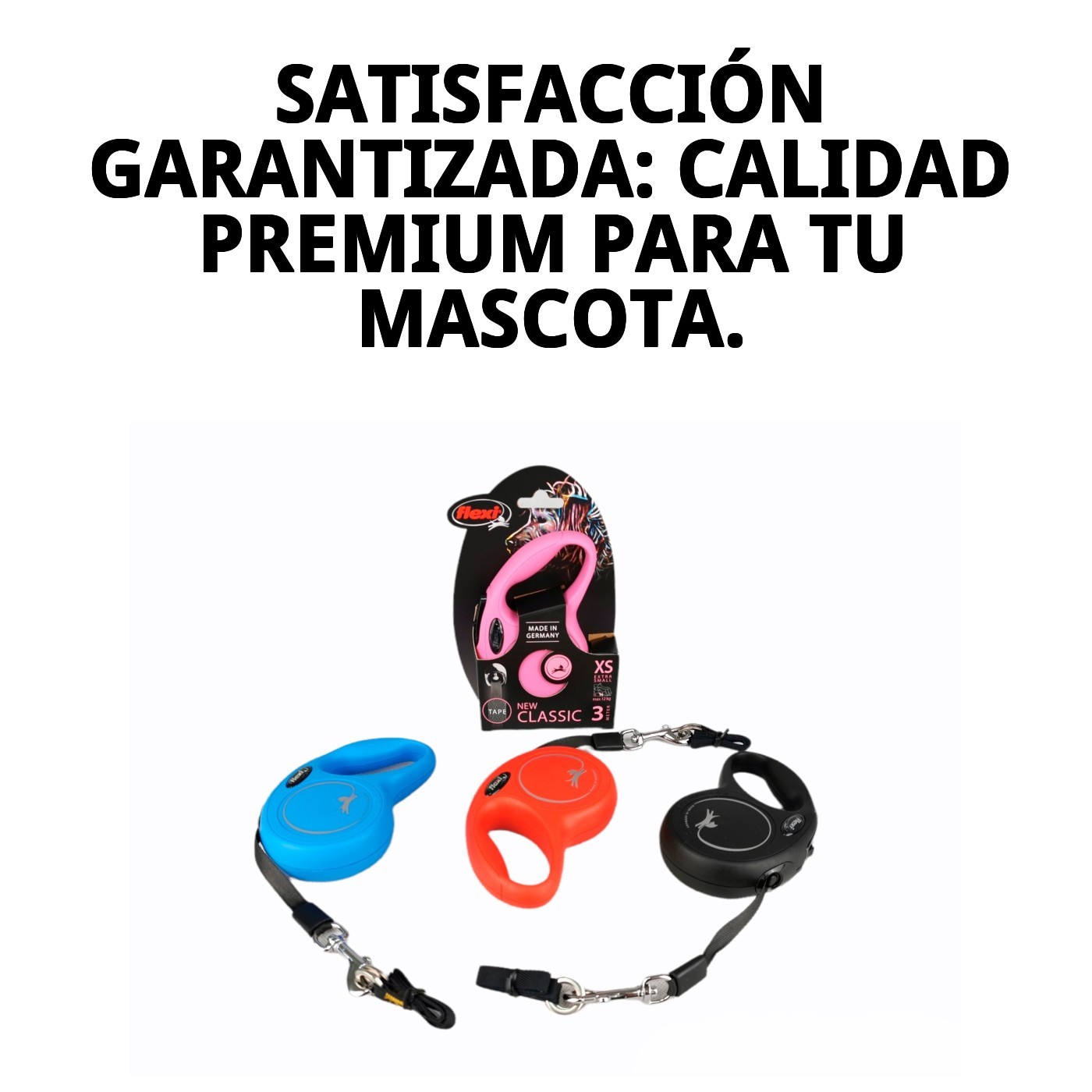 Correa Extensible Flexi New Classic XS 3 m Cinta | Control y Libertad