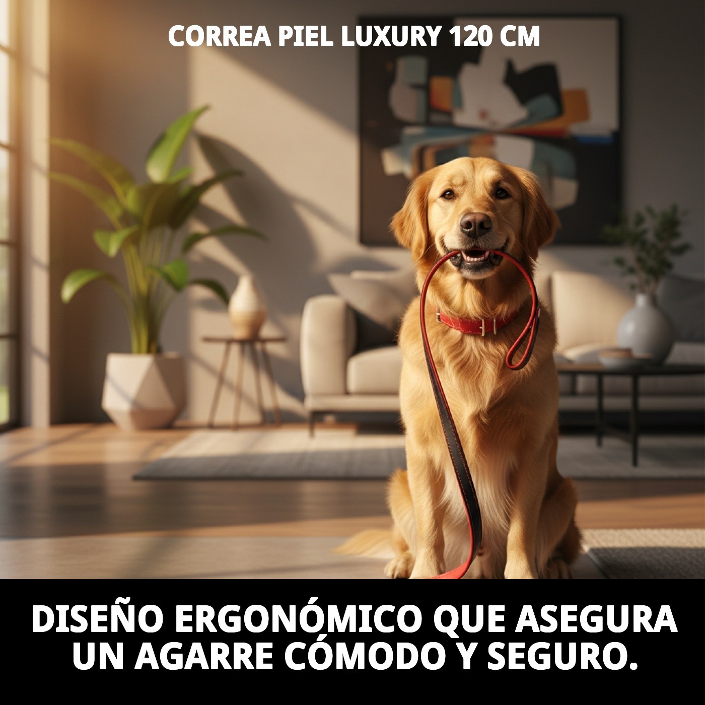 CORREA PIEL LUXURY 120 CM