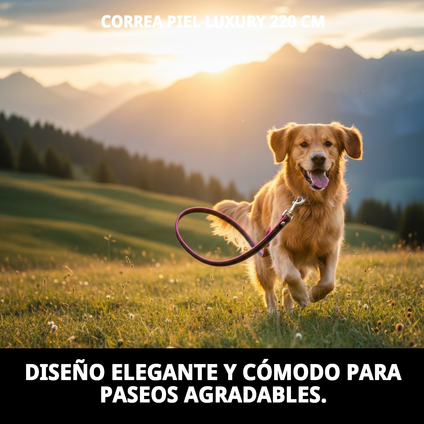CORREA PIEL LUXURY 220 CM