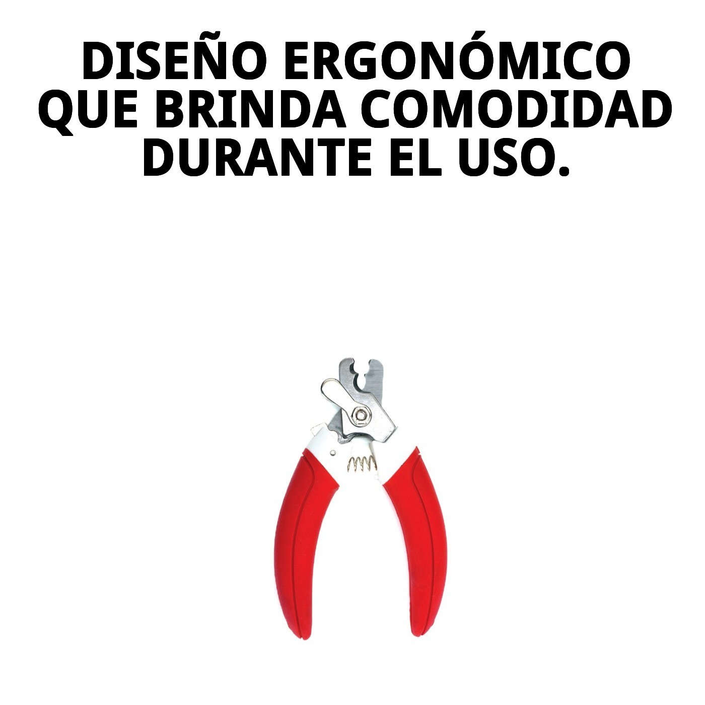 Cortauñas Grande Moly Confort con Sistema de Seguridad | Corte Preciso y Seguro para Perros Grandes