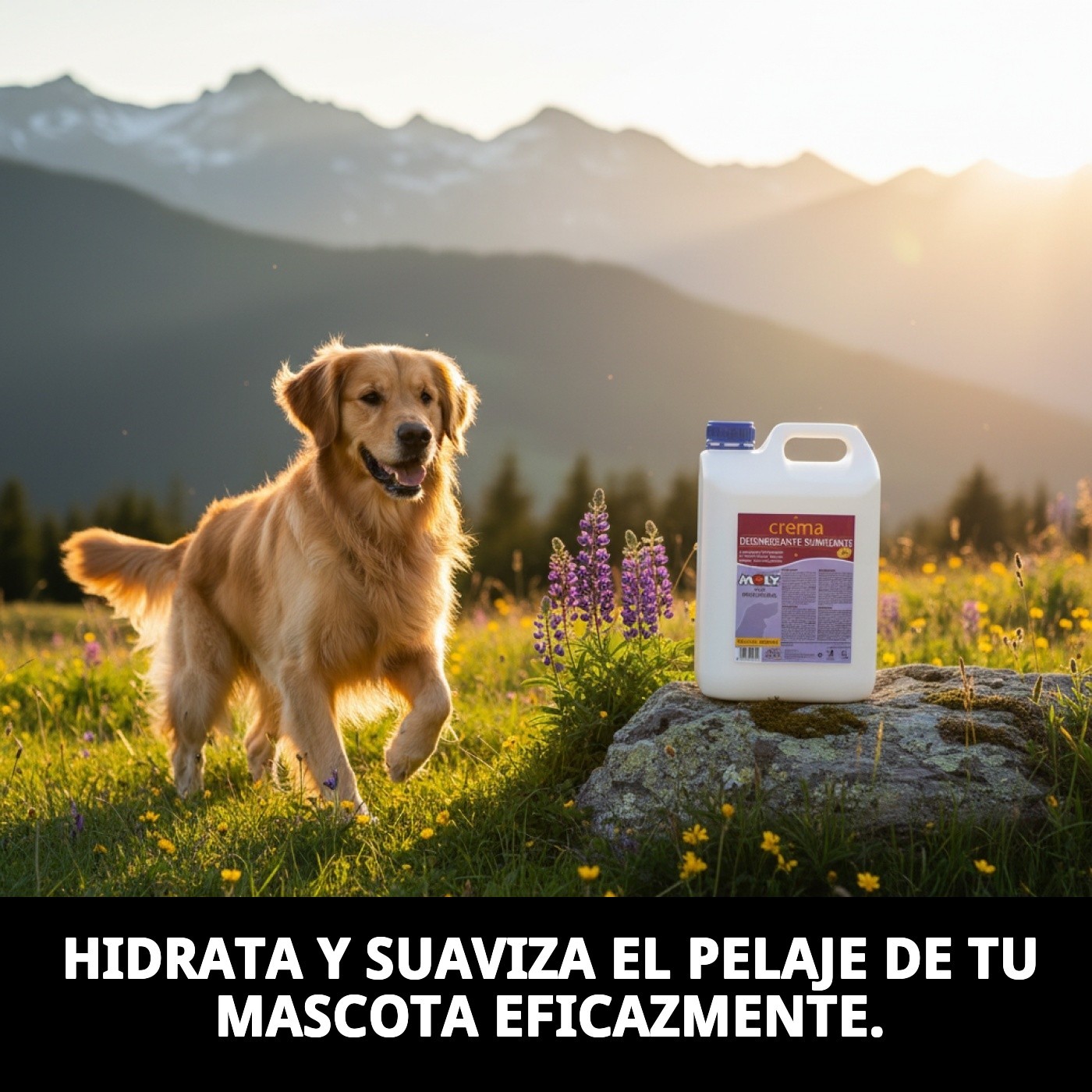 Crema Suavizante 5 L Moly | Acondicionador Profesional para Pelos Largos, Secos o Enredados