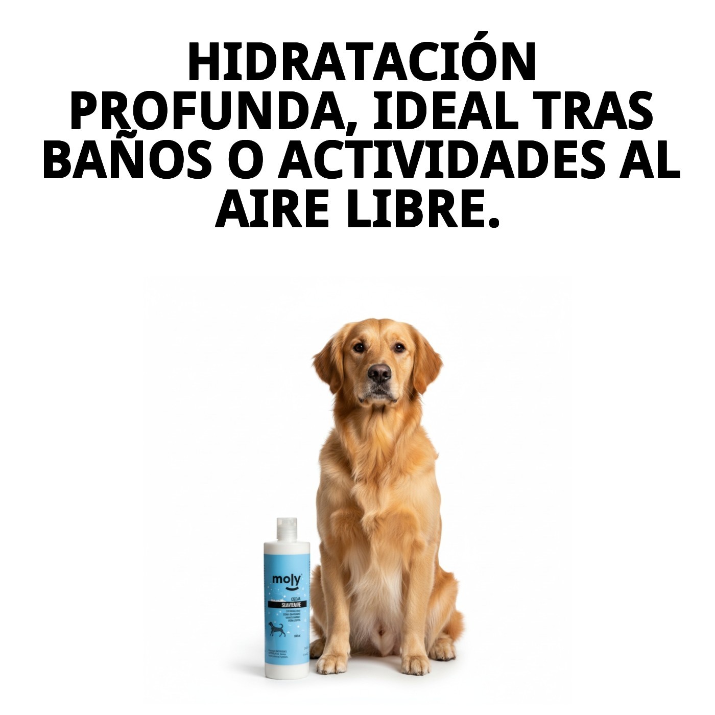 Crema Suavizante 500 ml Moly | Acondicionador Profesional para Pelo Suave, Brillante y sin Nudos