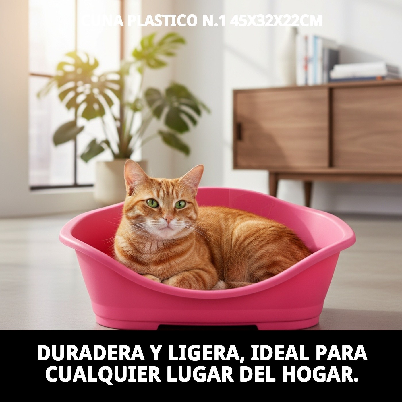 CUNA PLASTICO N.1 45X32X22cm