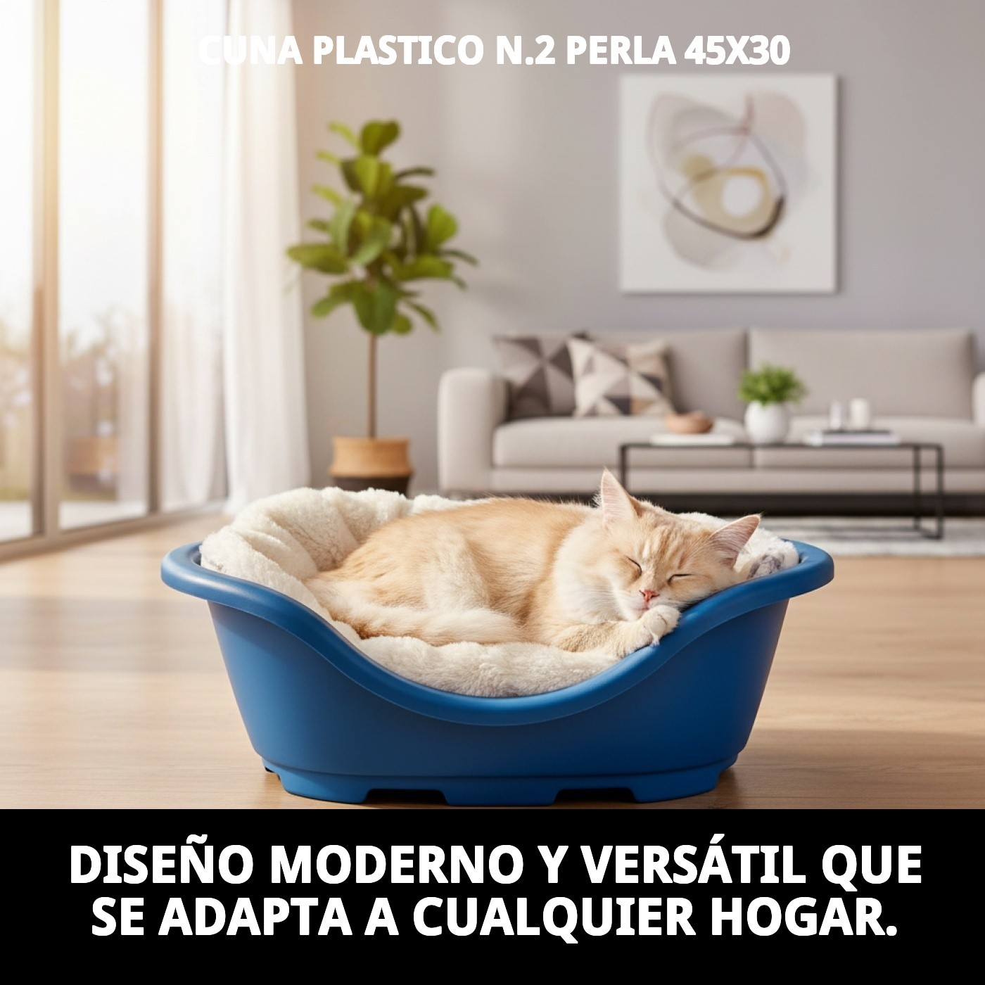 CUNA PLASTICO N.2 PERLA 45X30