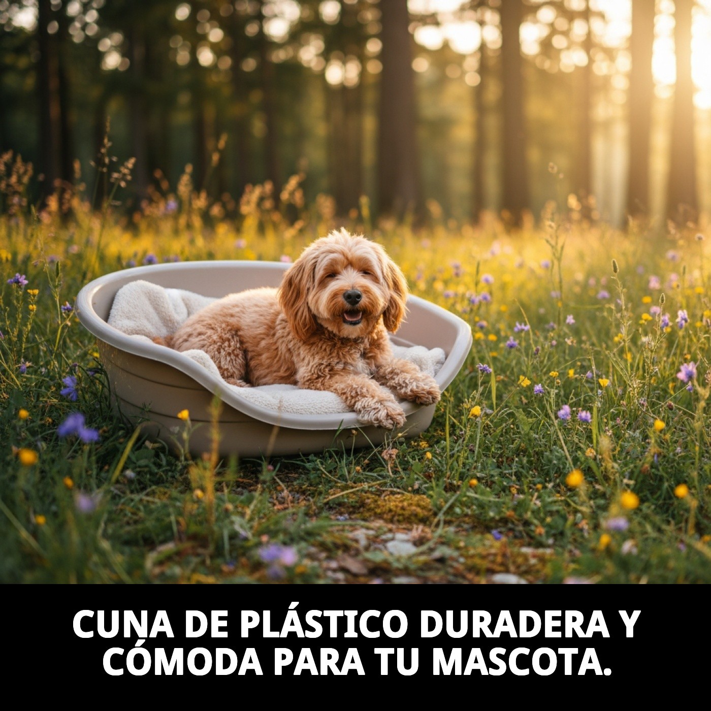 CUNA PLASTICO N.4 PERLA 61X40