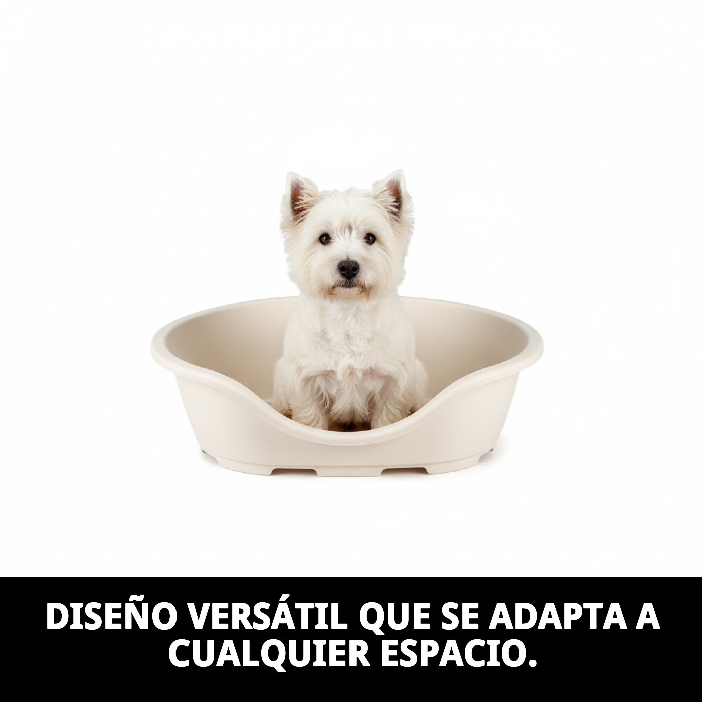 CUNA PLASTICO N.4 PERLA 61X40