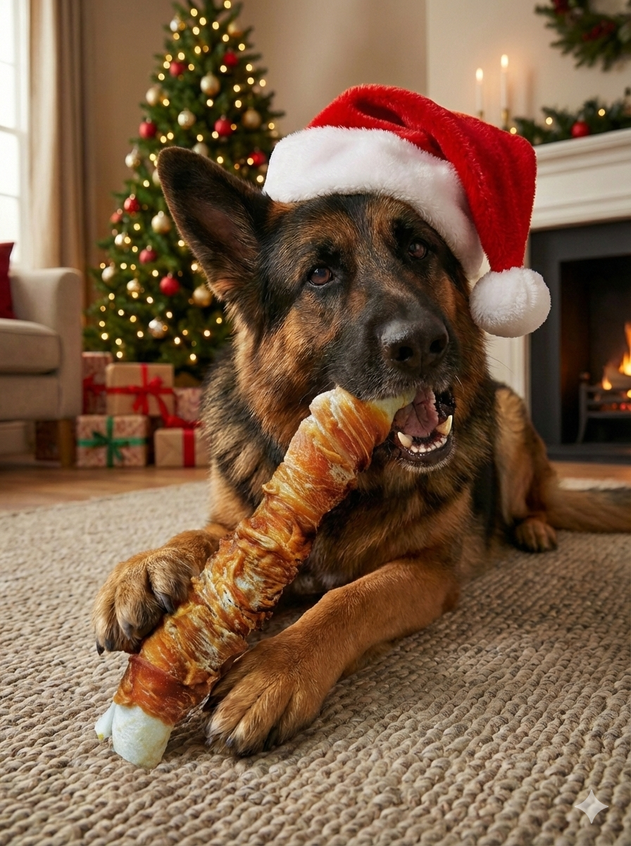 Dental Snack Pechuga de Pollo Extra Maxi 1 kg Moly | Barritas 20–25 cm Naturales para Perros Grandes