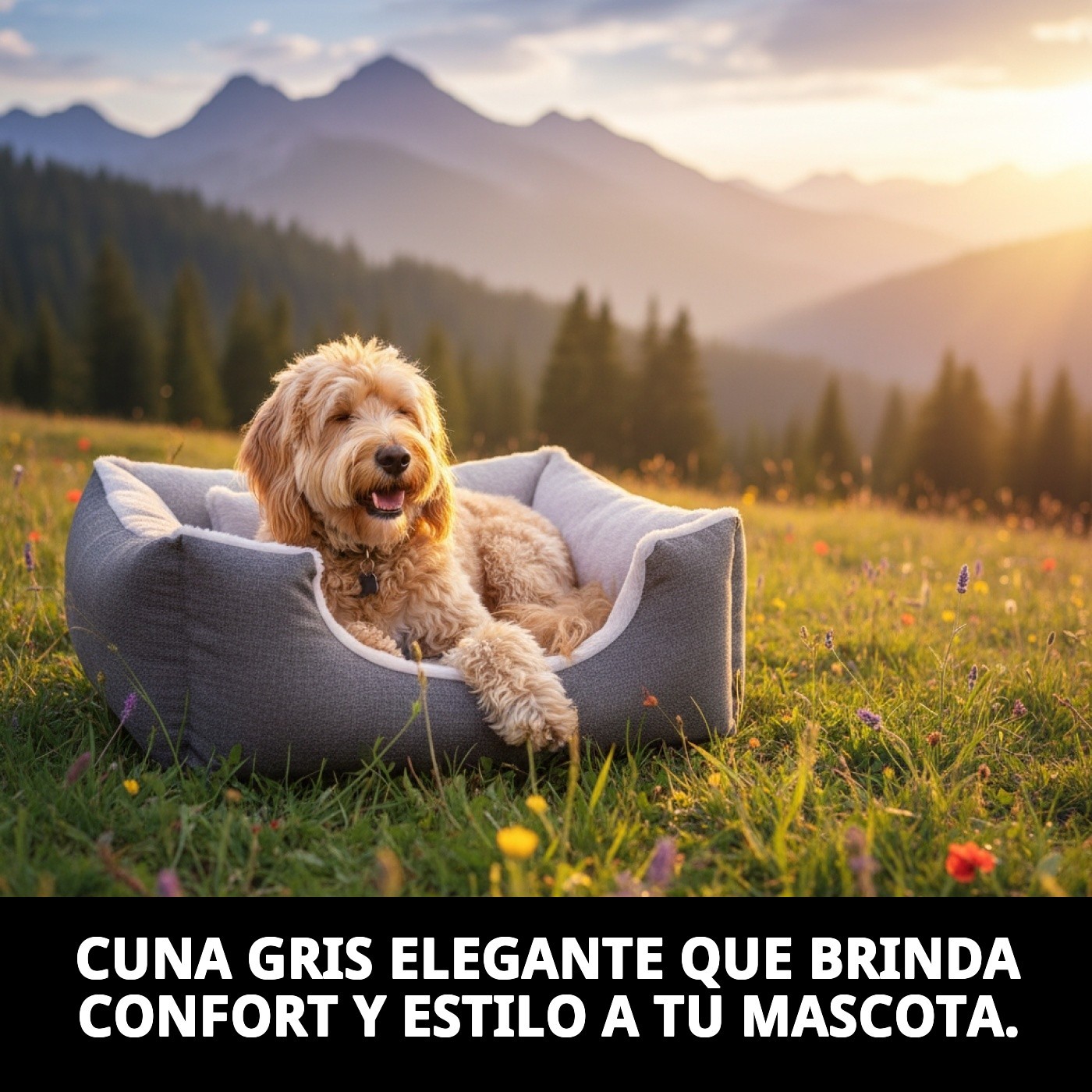 DULCE NEW COLLECTION CUNA GRIS T-1 50X42X21 CM