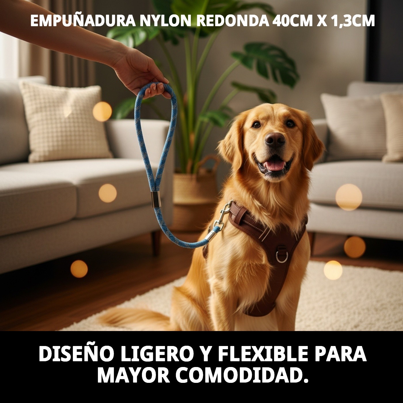 EMPUÑADURA NYLON REDONDA 40cm X 1,3cm