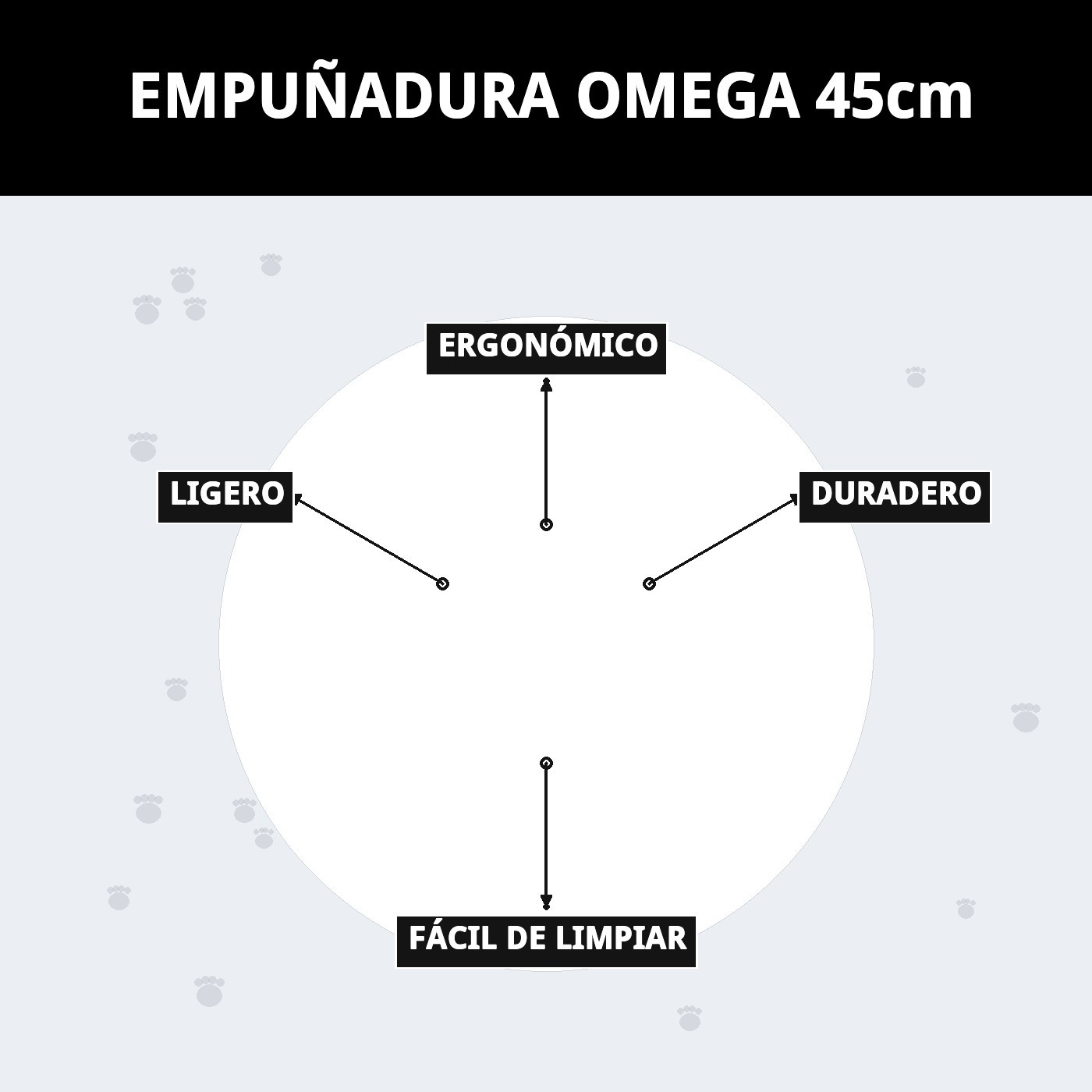 EMPUÑADURA OMEGA 45cm